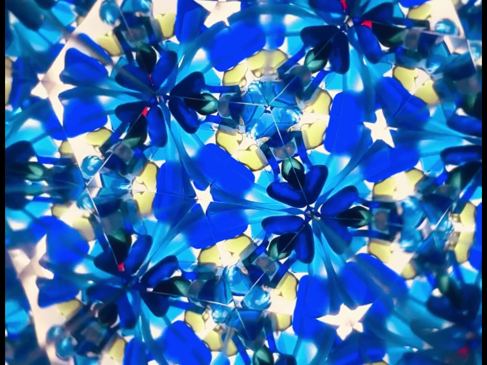 Blue Dream Kaleidoscope - Visual Symphony
