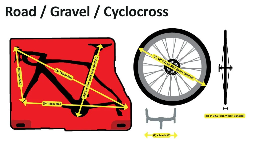 bike box rental dimensions