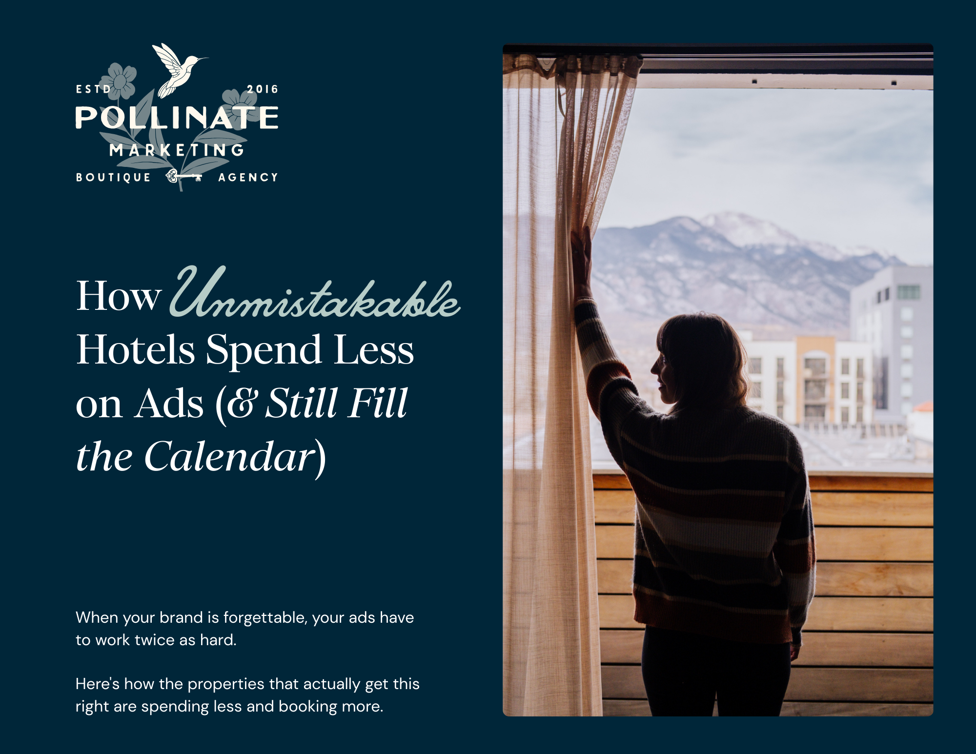 How Unmistakable Hotels Spend Less on Ads (& Still Fill the Calendar)