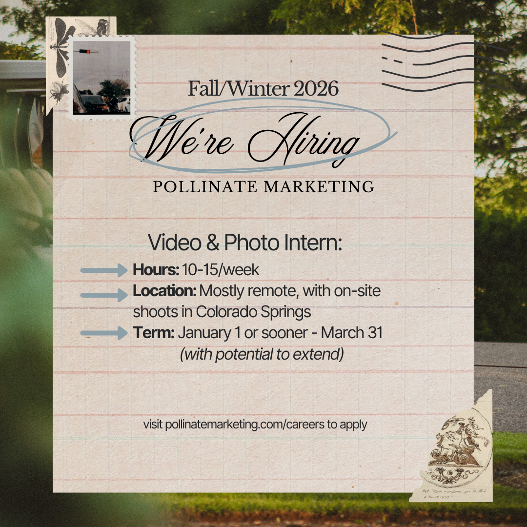 We're Hiring: Video & Photo Intern with description