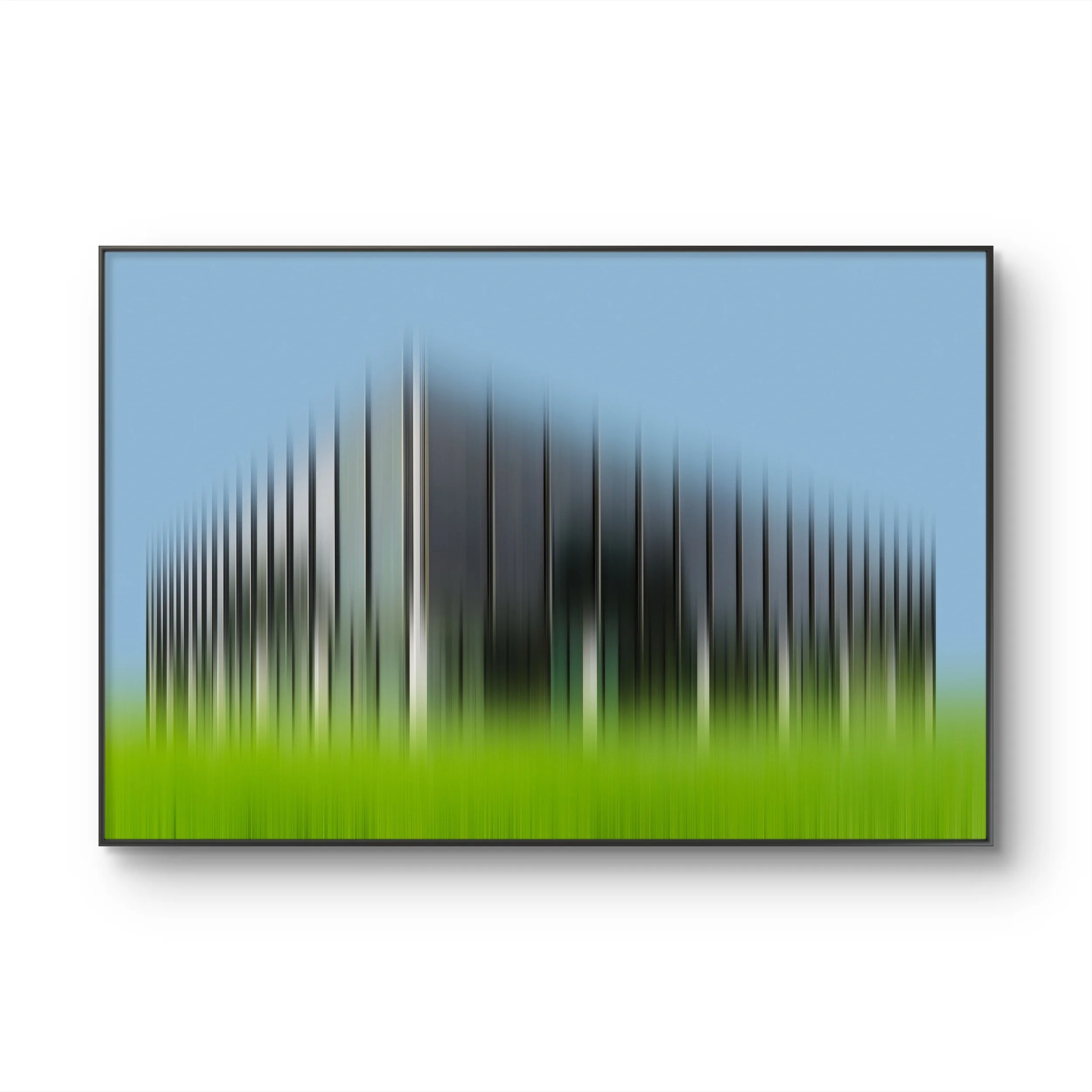 Minimalistisches, abstraktes Foto des landtages in Baden Würtemberg in Stuttgart