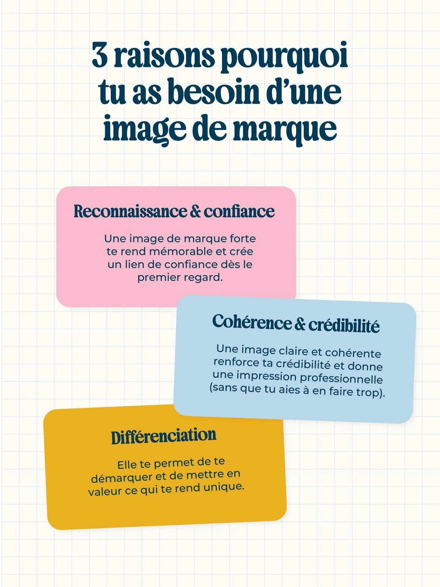 Tu penses que l&rsquo;image de marque, c&rsquo;est juste pour les grandes entreprises ? 

C&rsquo;est exactement ce qui fait la diff&eacute;rence entre &ecirc;tre oubli&eacute;&hellip;et &ecirc;tre m&eacute;morable. 

Voici 3 raisons pourquoi tu en a