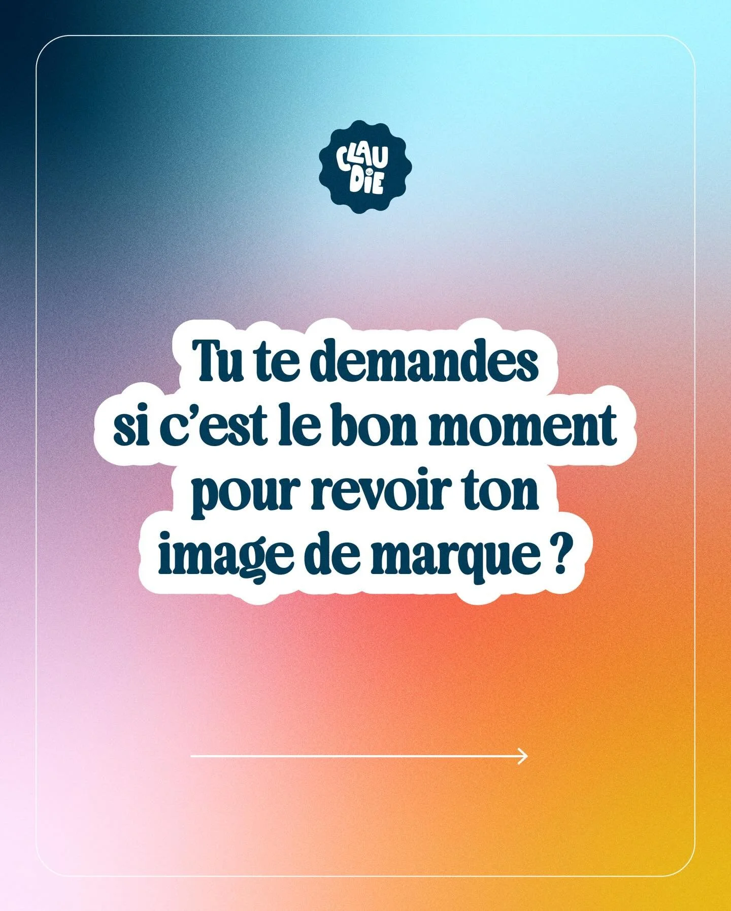 Tu te demandes si c&rsquo;est le bon moment pour revoir ton image de marque ?

Voici 4 signes que ton image ne te suit plus :
 - Tes prix ont mont&eacute;, mais ton image est rest&eacute;e la m&ecirc;me
 - Tu n&rsquo;attires pas tout &agrave; fait le