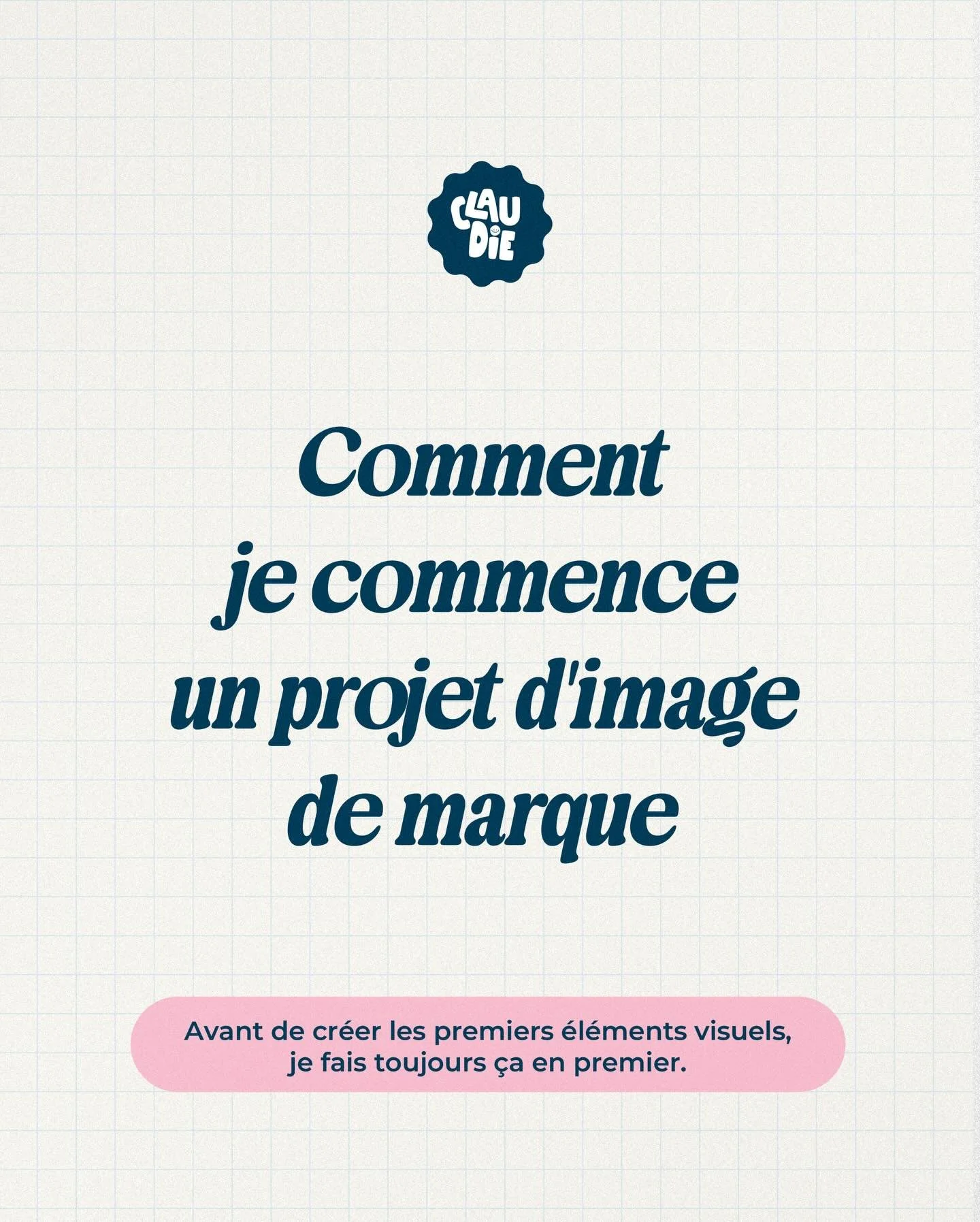 Beaucoup pensent qu&rsquo;un projet d&rsquo;image de marque commence avec un logo.   En r&eacute;alit&eacute;, la cr&eacute;ation, c&rsquo;est la derni&egrave;re &eacute;tape. 
Voici comment je travaille : 
1 - Je plonge dans ton univers : histoire, 