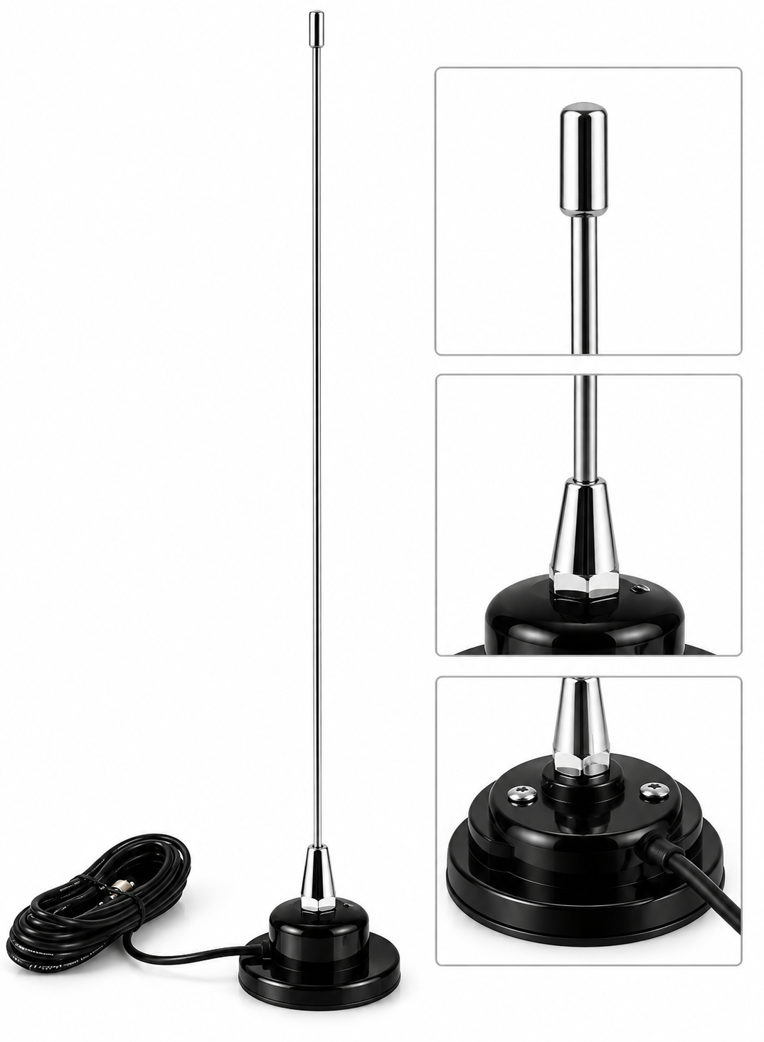 Magnetic Whip Antenna 4.2ft - (Pre Order)