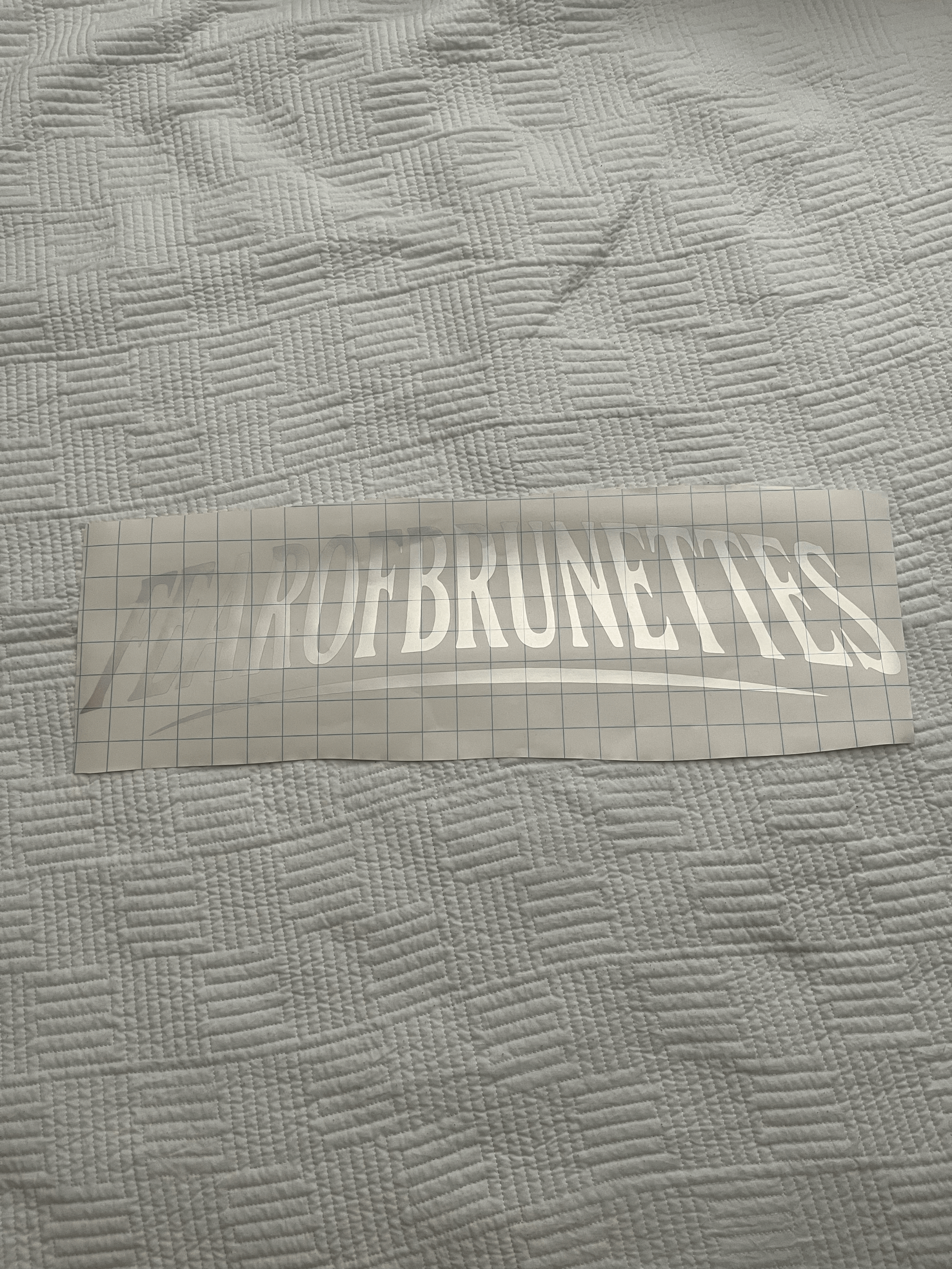 Fear of Brunettes Decal