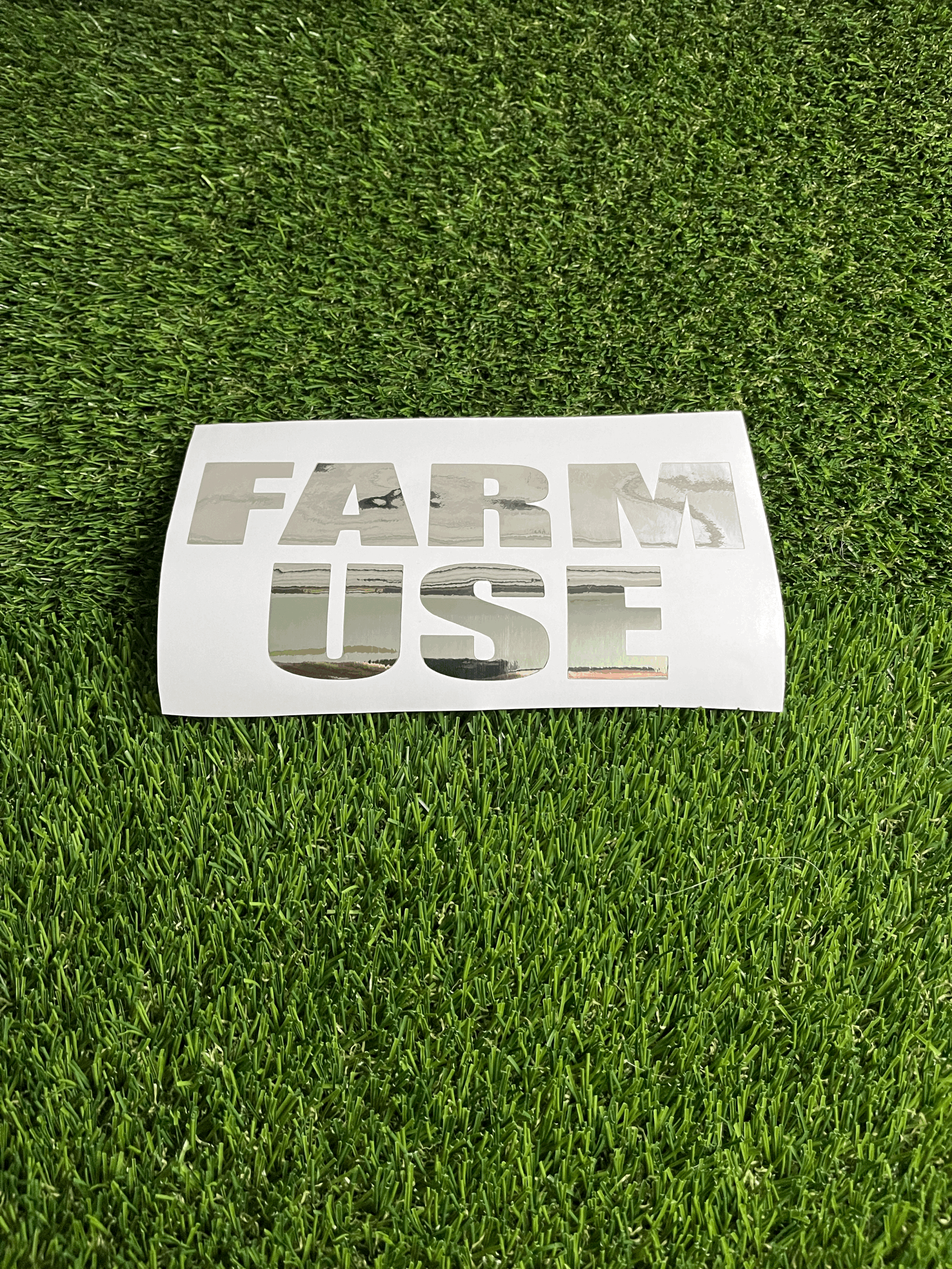 Farm Use Decal