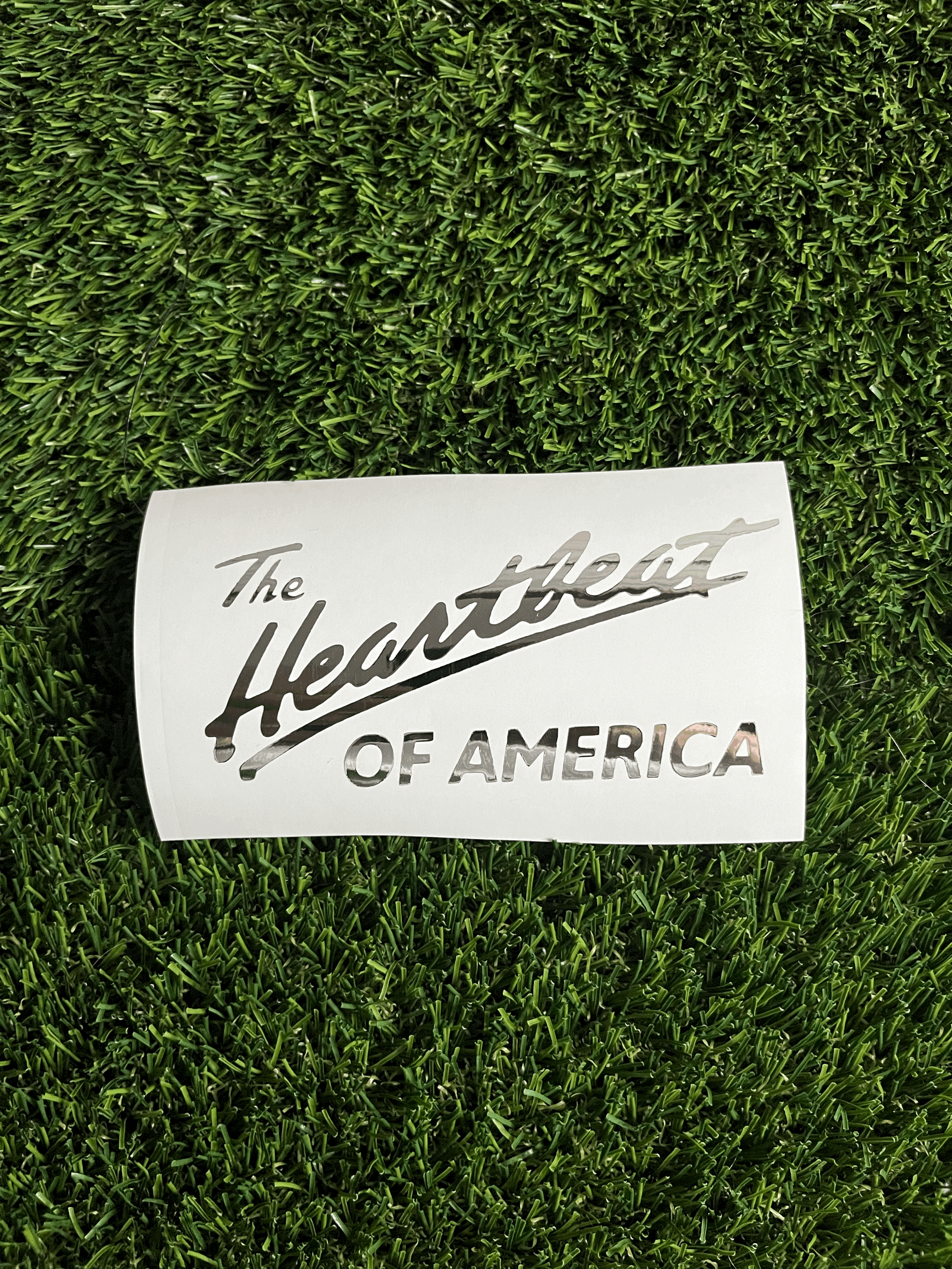 Heart Beat of America Decal