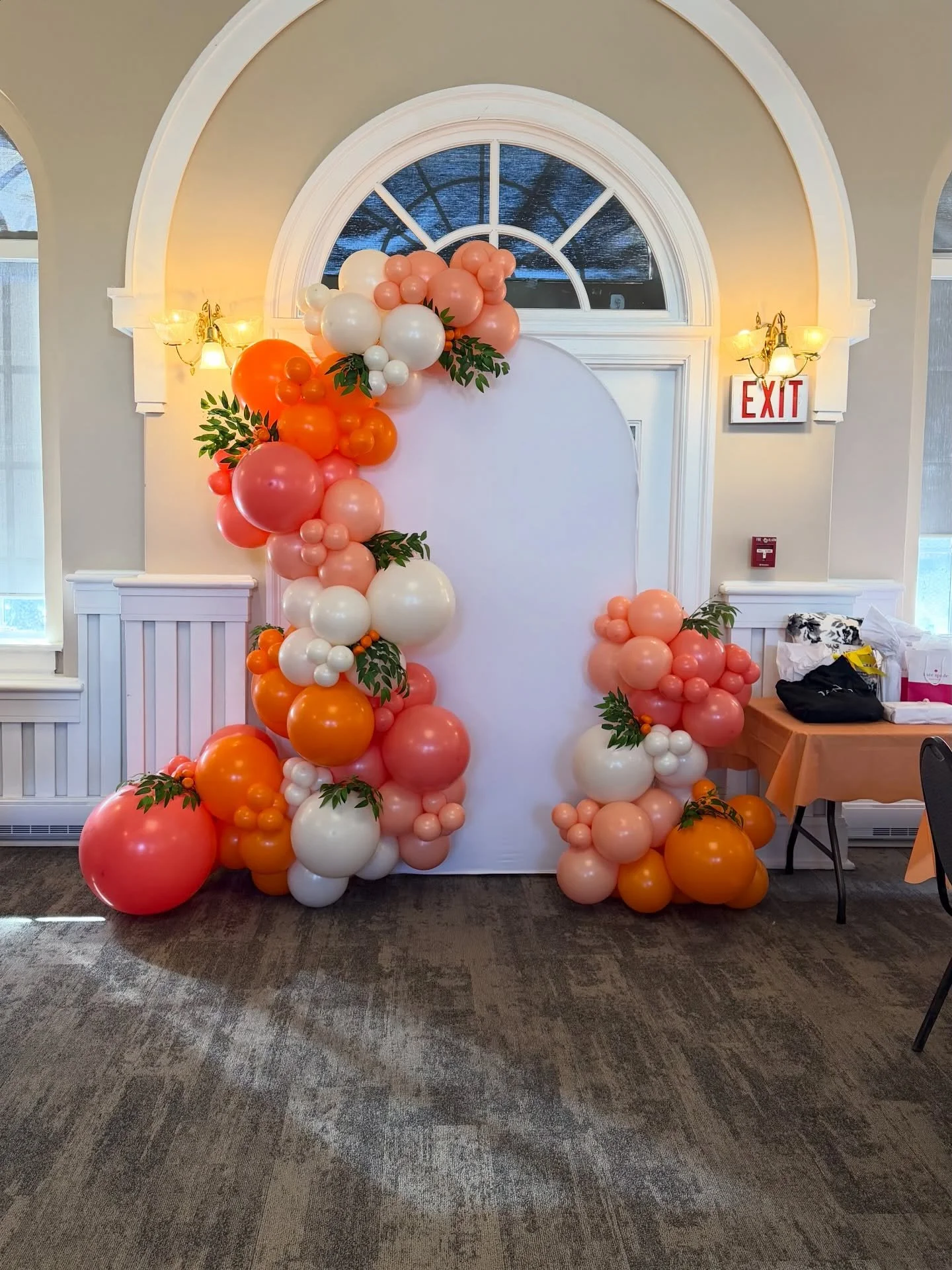 This Citrus Baby Shower Backdrop is Giving Fresh, Fun &amp; Full of Joy! 🧡
Loving this Bright Citrus Palette with Pops of Peach and Greenery! 🍊 
Custom Balloon Installs Designed to Make your Special Moments Unforgettable! 

#balloons #babyshower #b
