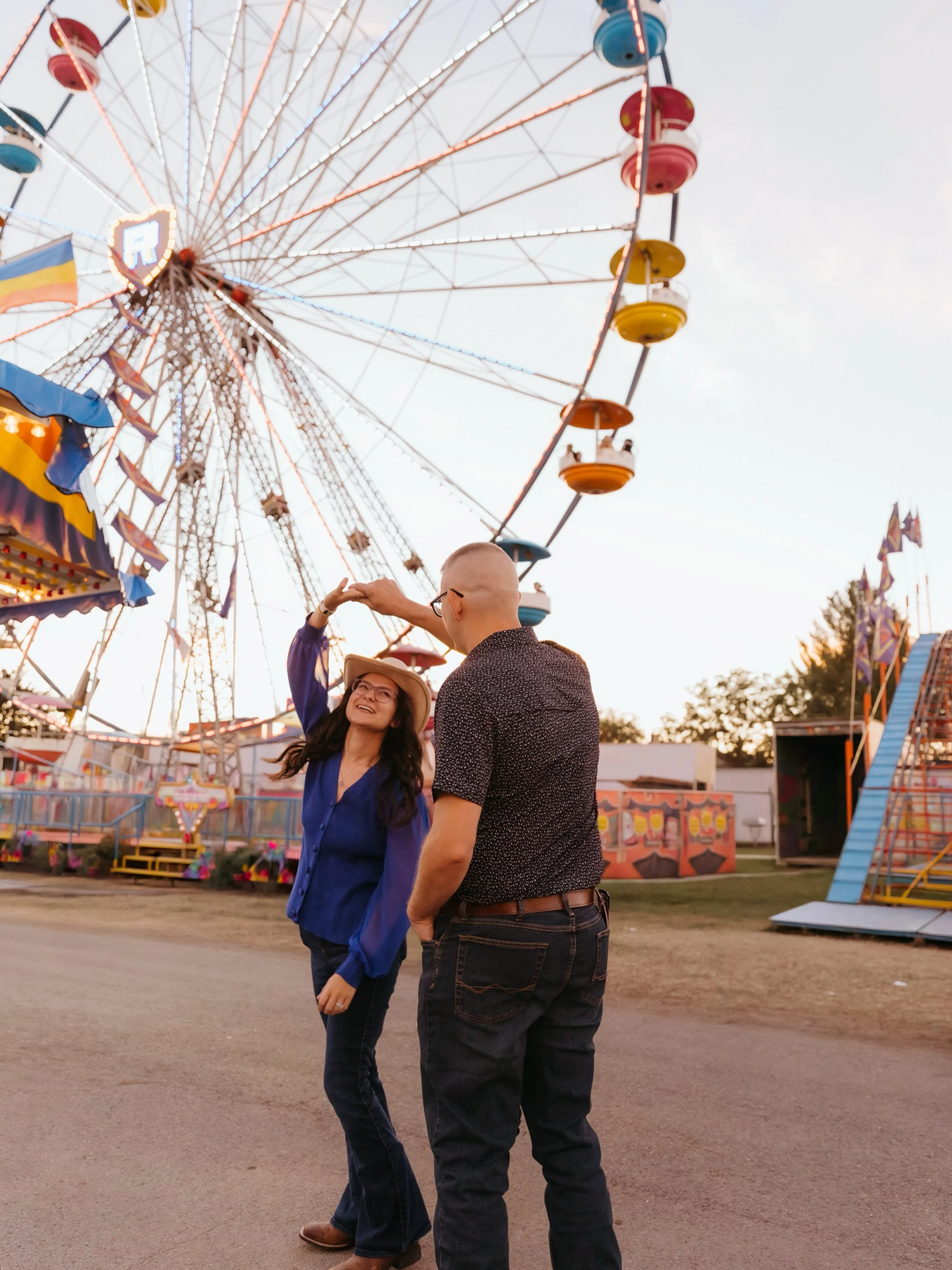 Saying goodbye to fair season makes me sad because we are saying goodbye to summer. But at least we have fun fall activities to look forward to! This evening at the fair was so sweet with Krystal and Tony! I can&rsquo;t wait for next fair season!! 
.