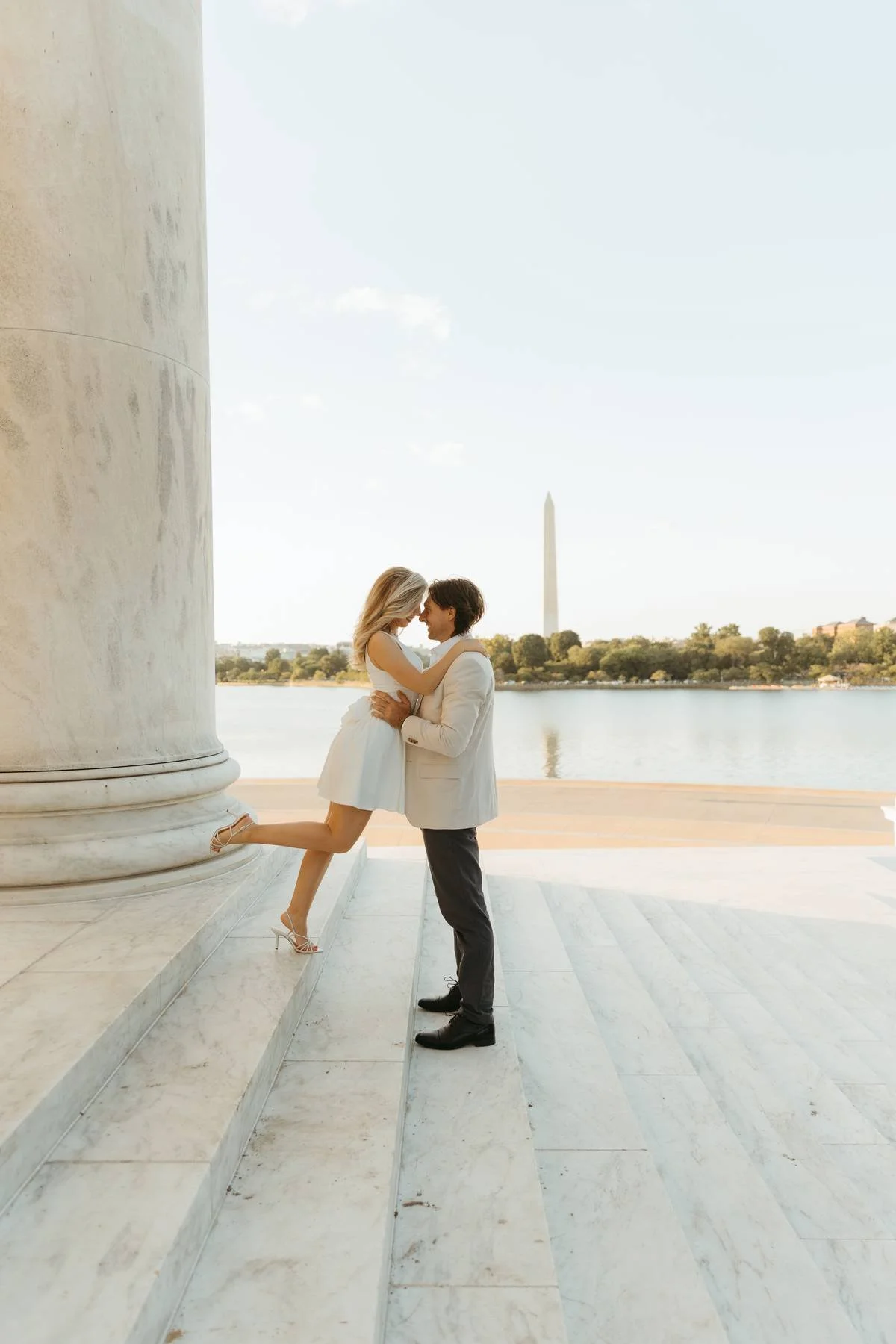 engagement photography dc monument photos