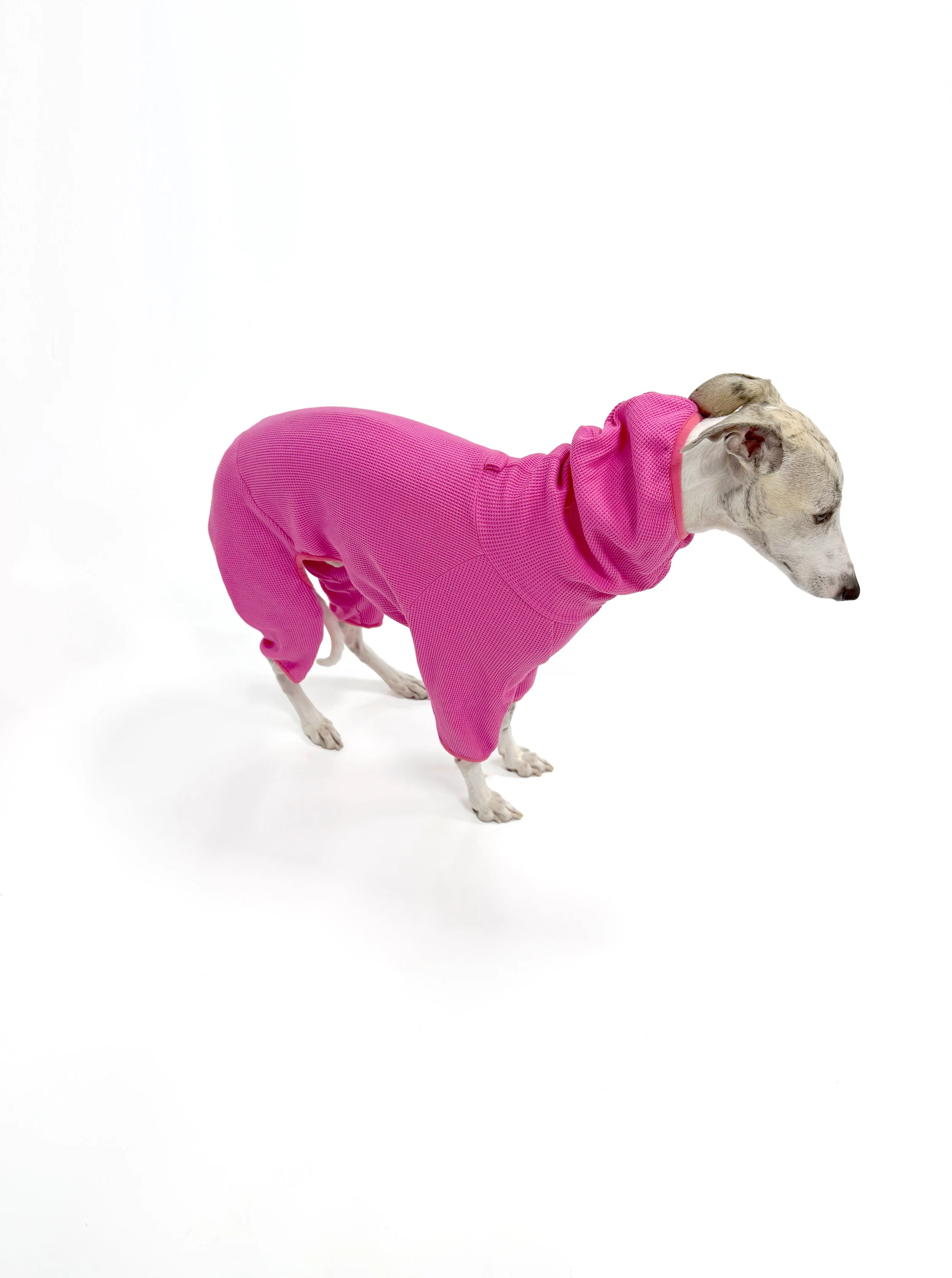 ⬛The Essential Waffle Romper（Dragonfruit）