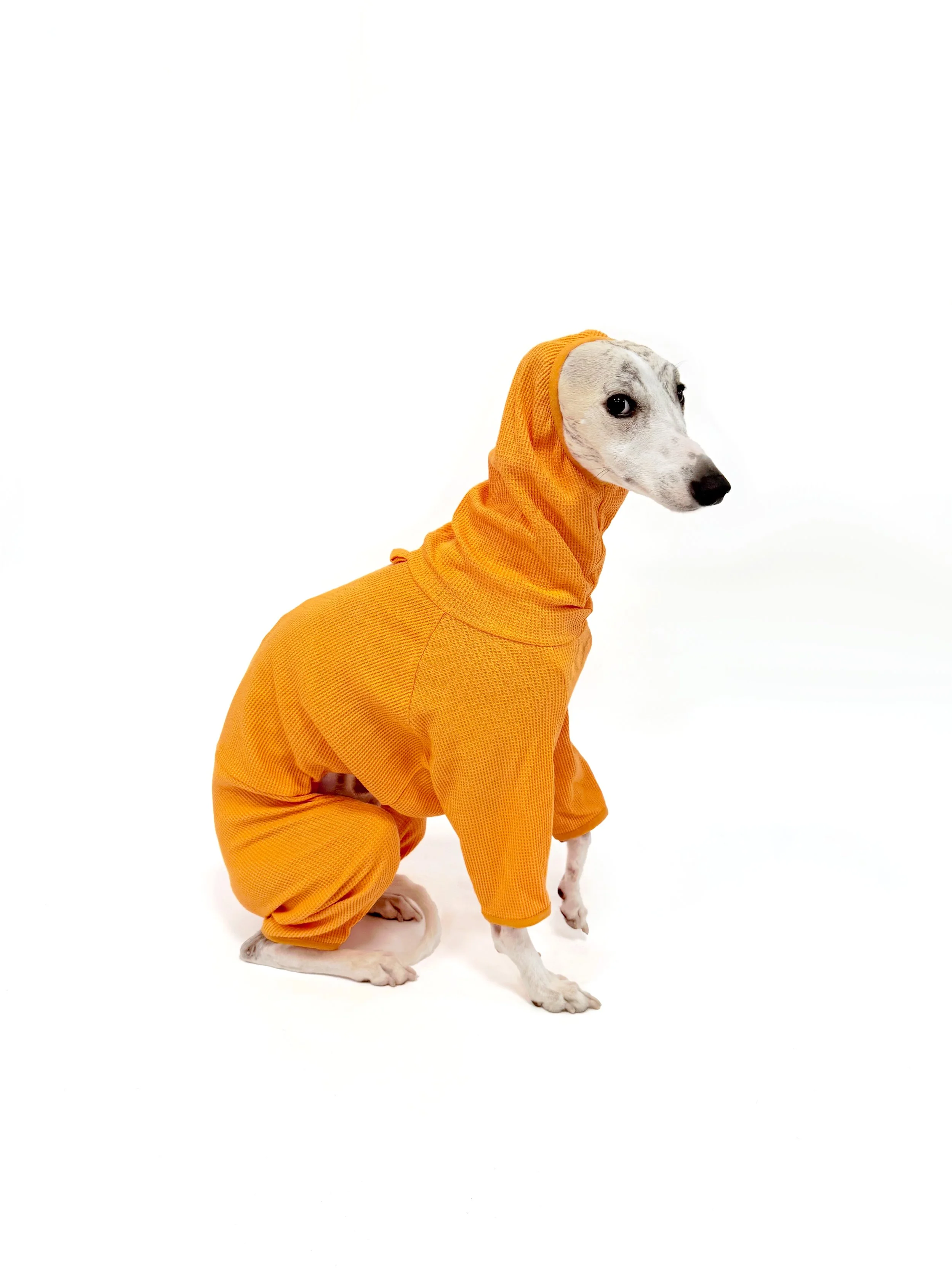 ⬛The Essential Waffle Romper（Clementine）