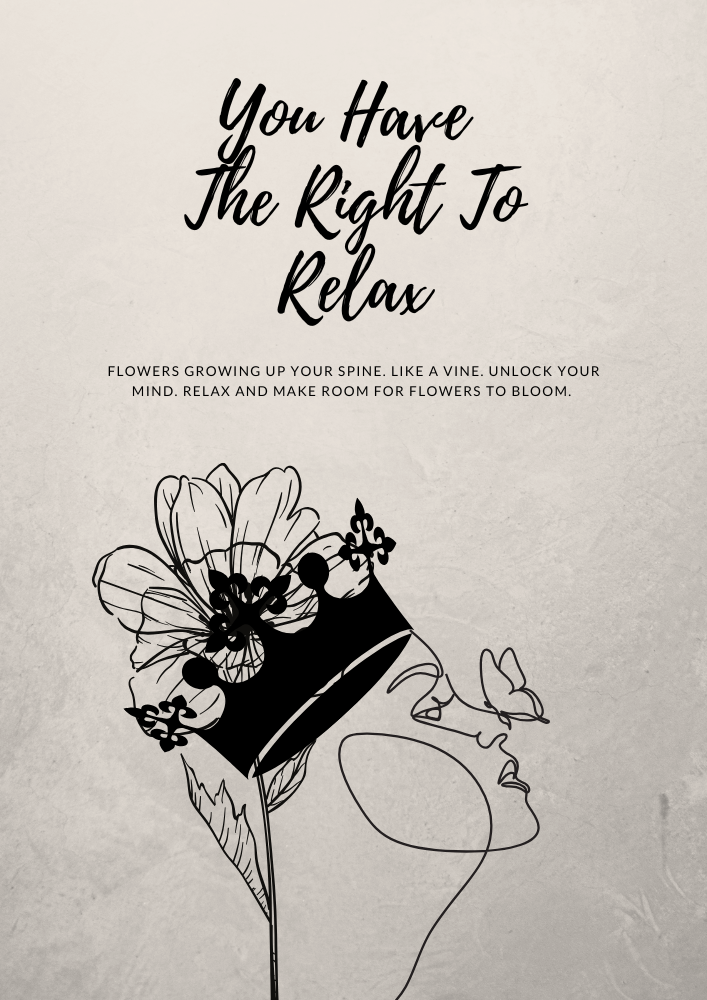 Relax Babe Digital Print