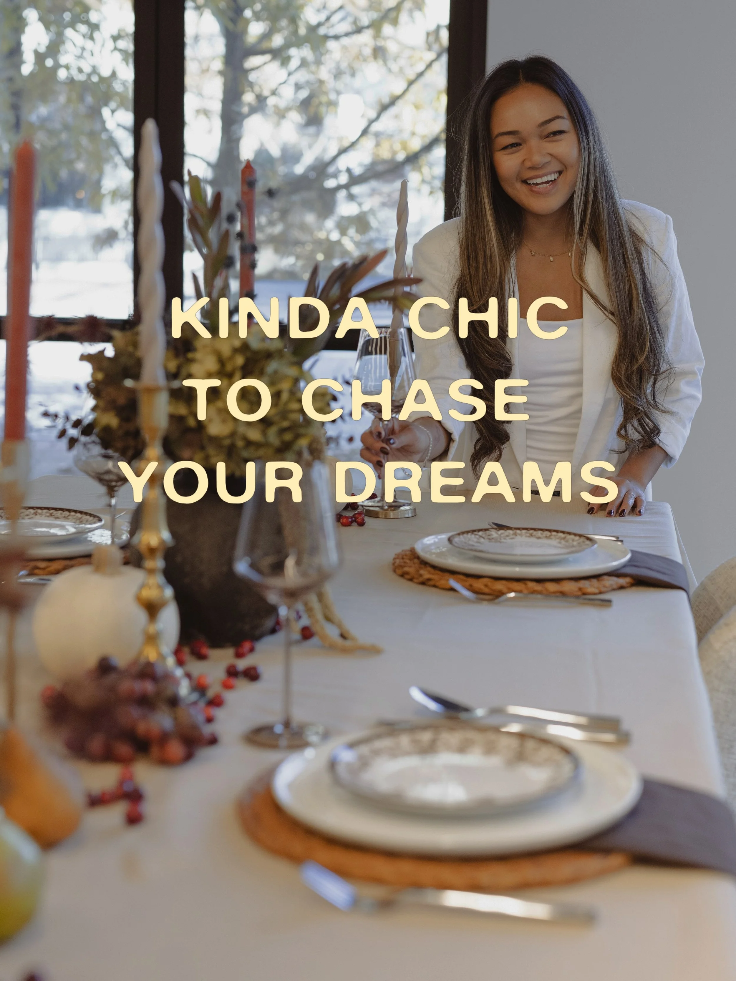 Feeling chic!! Dreaming big and enjoying the journey 💭

#smallbusinessowner #creative #dreamer #eventplanning