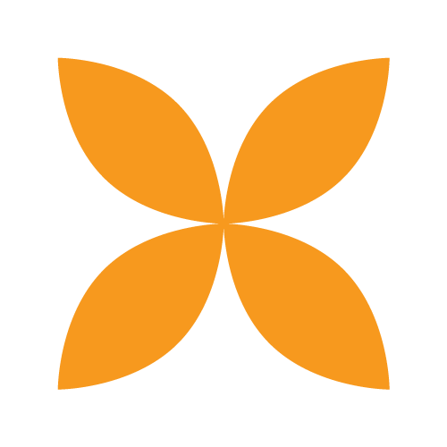 Bold orange icon of a megaphone symbolizing motivational interviewing as a strategy for ADHD coaching in Seattle