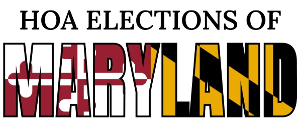 HOA ELECTIONS OF MARYLAND