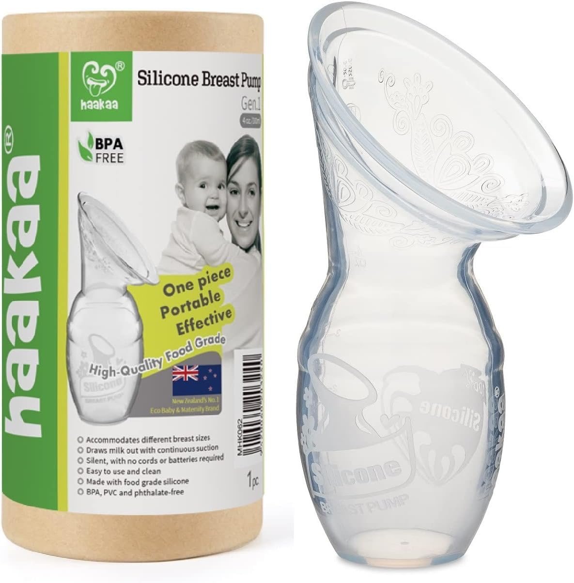 Haakaa Silicone Breastfeeding Manual Breast Pump