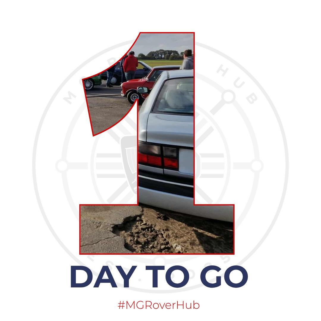 Tomorrow...

The wait is almost over and we can&rsquo;t wait to show you everything we have in store.

A new MG-Rover &amp; friends community for everyone to be a part of. 💪 

#MGRoverHub