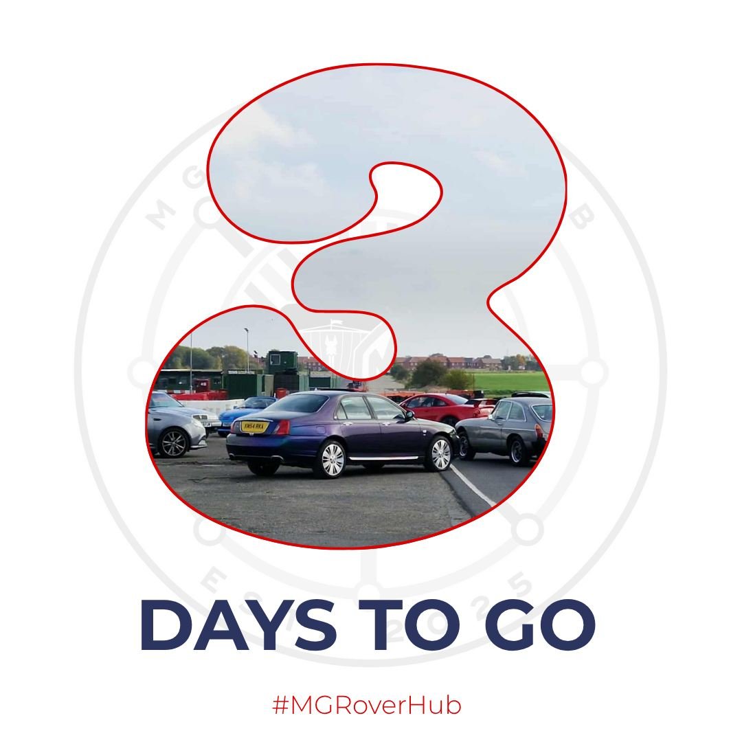 We&rsquo;re almost there, just 3 days to go until our official launch.

Built by enthusiasts for enthusiasts, we&rsquo;re driven by passion and powered by community.

Come and see for yourself! 

#MGRoverHub