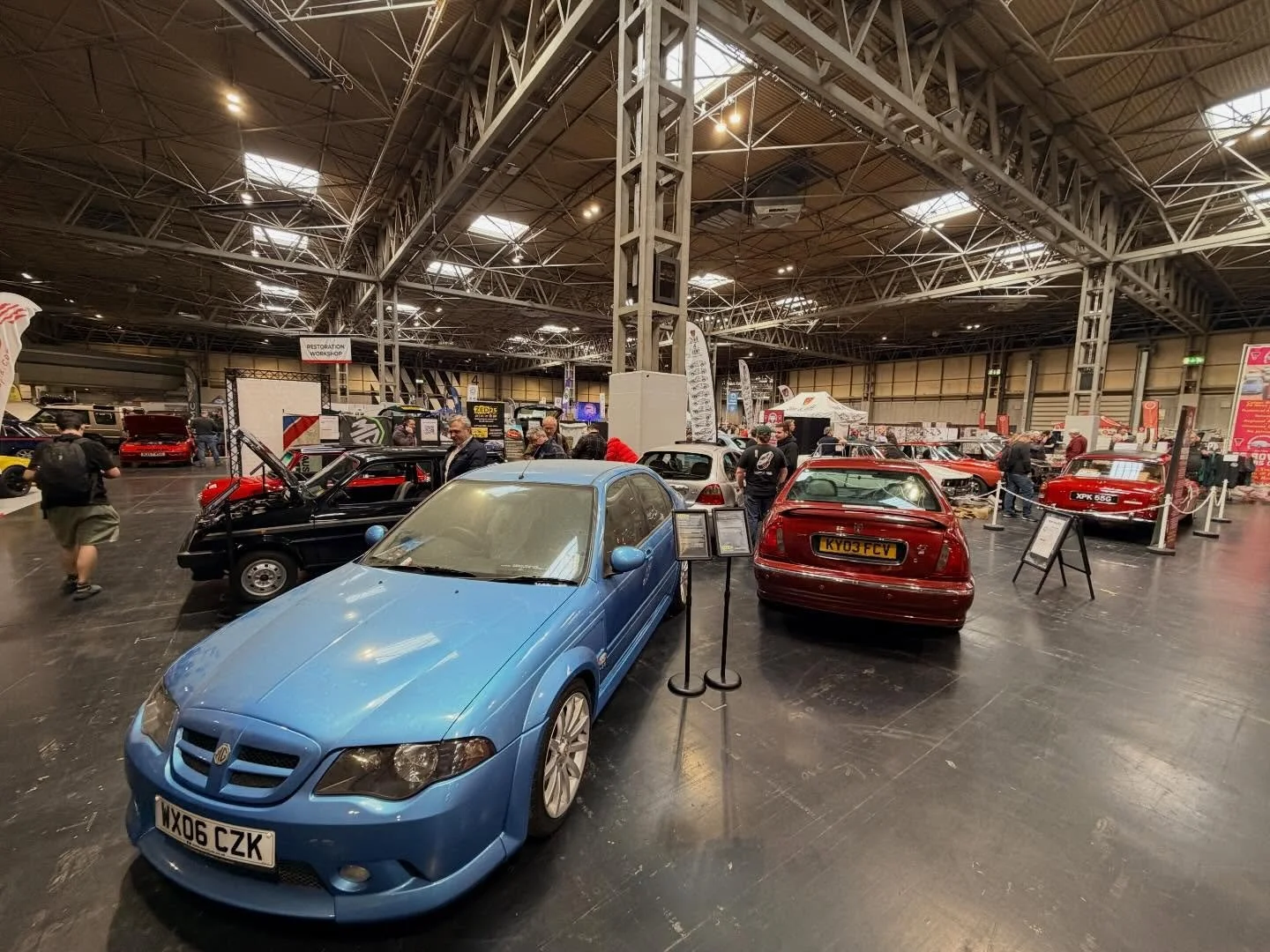 NEC Day 1 has begun! 

Make sure to pop by our stand (4-565) and say hello to the team, have a go on our Scalextric track and pick up your new MG Rover Hub stickers! 

Not a member yet? Head over to our stand and signup with one of the team to receiv