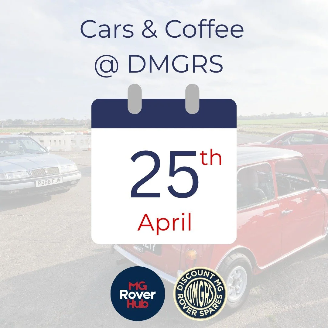 Join us at Discount MG Rover Spares for our Cars &amp; Coffee event - a relaxed event, full of great cars, good coffee, and even better conversation.

It&rsquo;s the perfect chance to connect with fellow enthusiasts and share your passion.

Not a mem