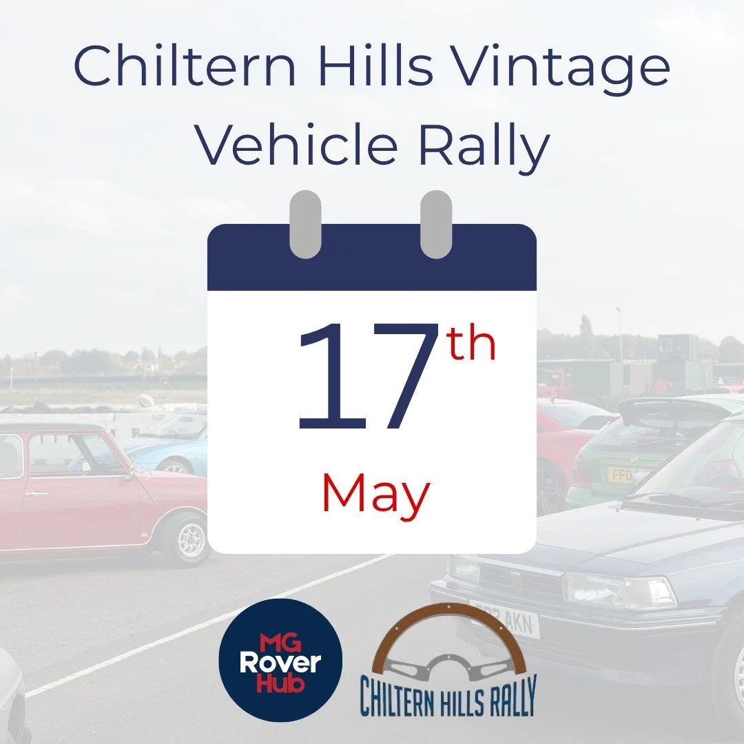 We&rsquo;ll be attending the Chiltern Hills Vintage Vehicle Rally, a fantastic local show packed with activities for everyone. We look forward to welcoming you on our stand!

When purchasing your ticket, be sure to select a display pass and choose MG