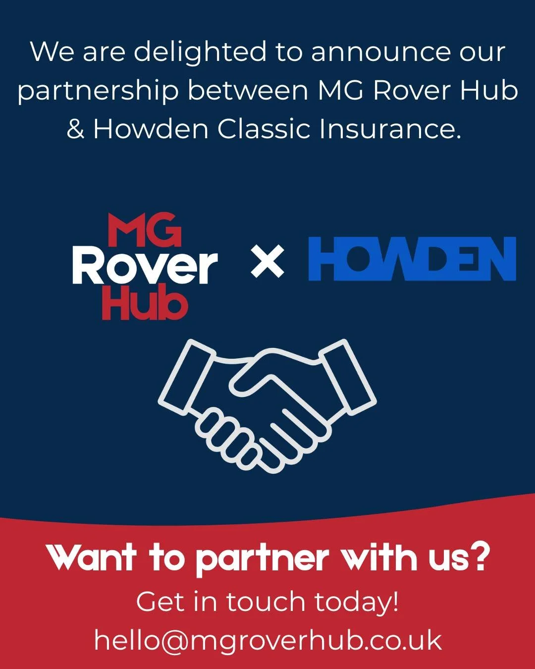 Here at MG Rover Hub, we know how much these cars mean to their owners. To help keep them running and protected, we&rsquo;ve teamed up with Howden Insurance, experts in classic and specialist car cover.

Find out more, https://bit.ly/MGRH_Perks.