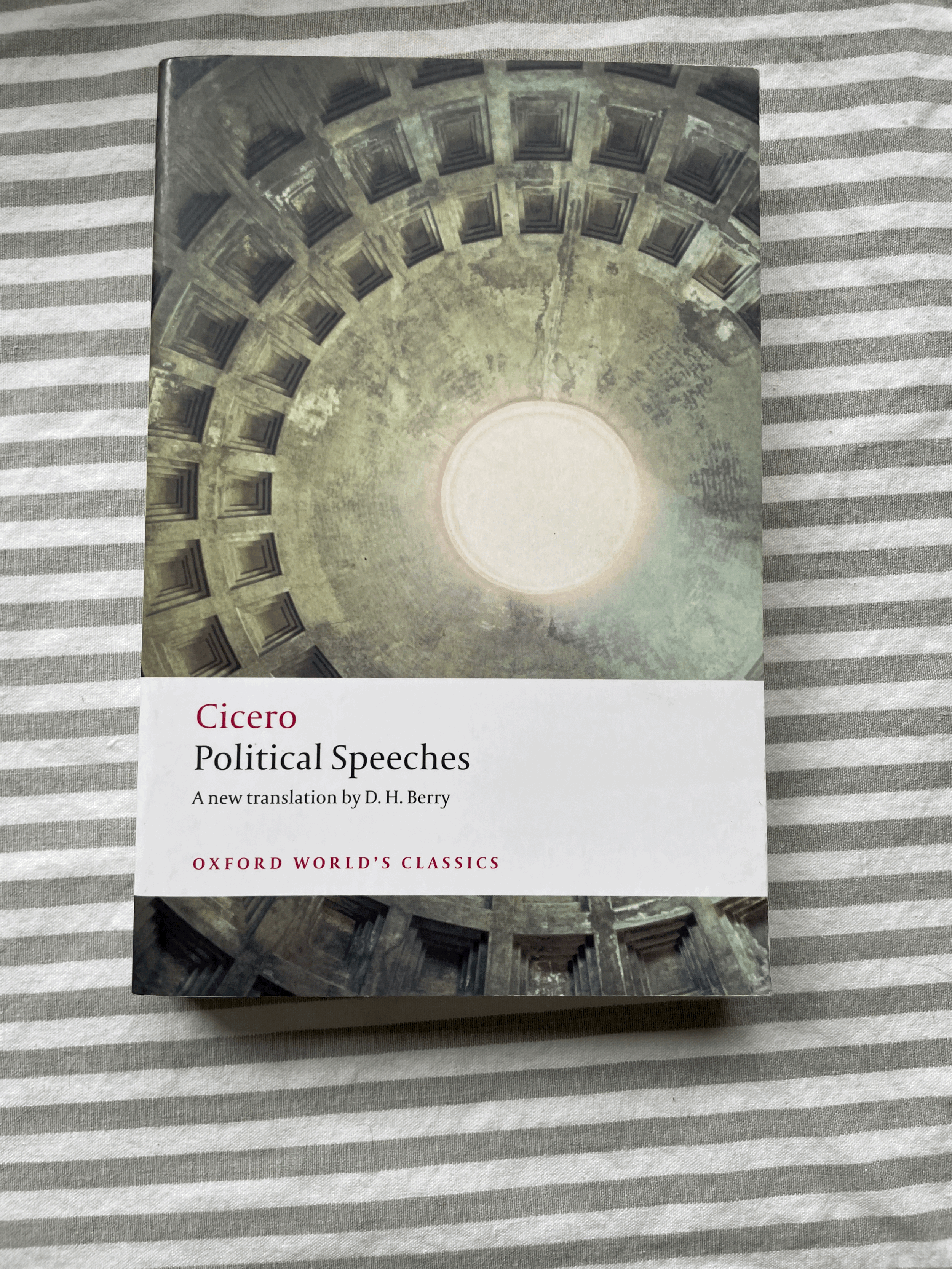 Cicero's Political Speeches, translated by D.H. Berry