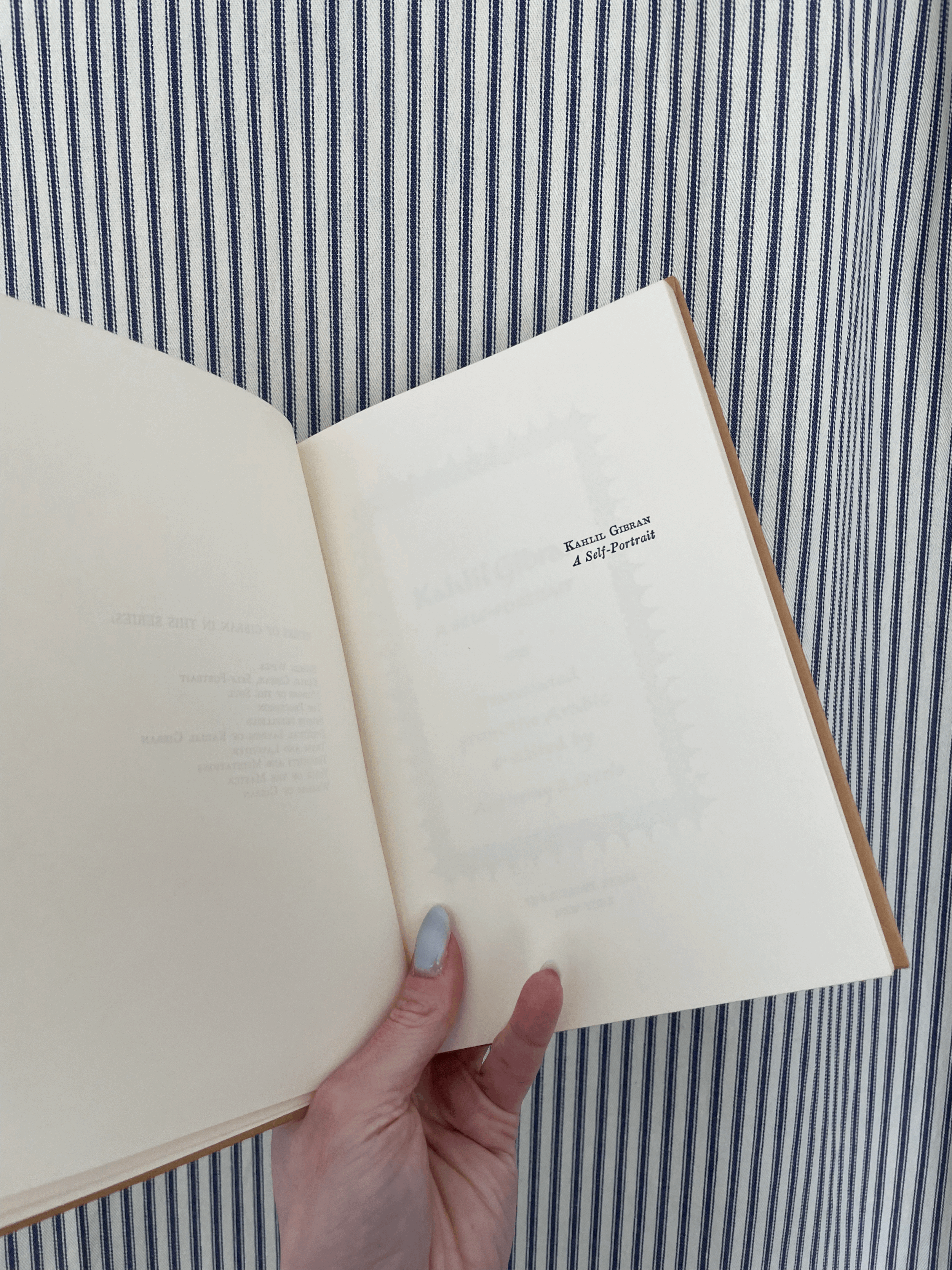 Kahlil Gibran: A Self-Portrait