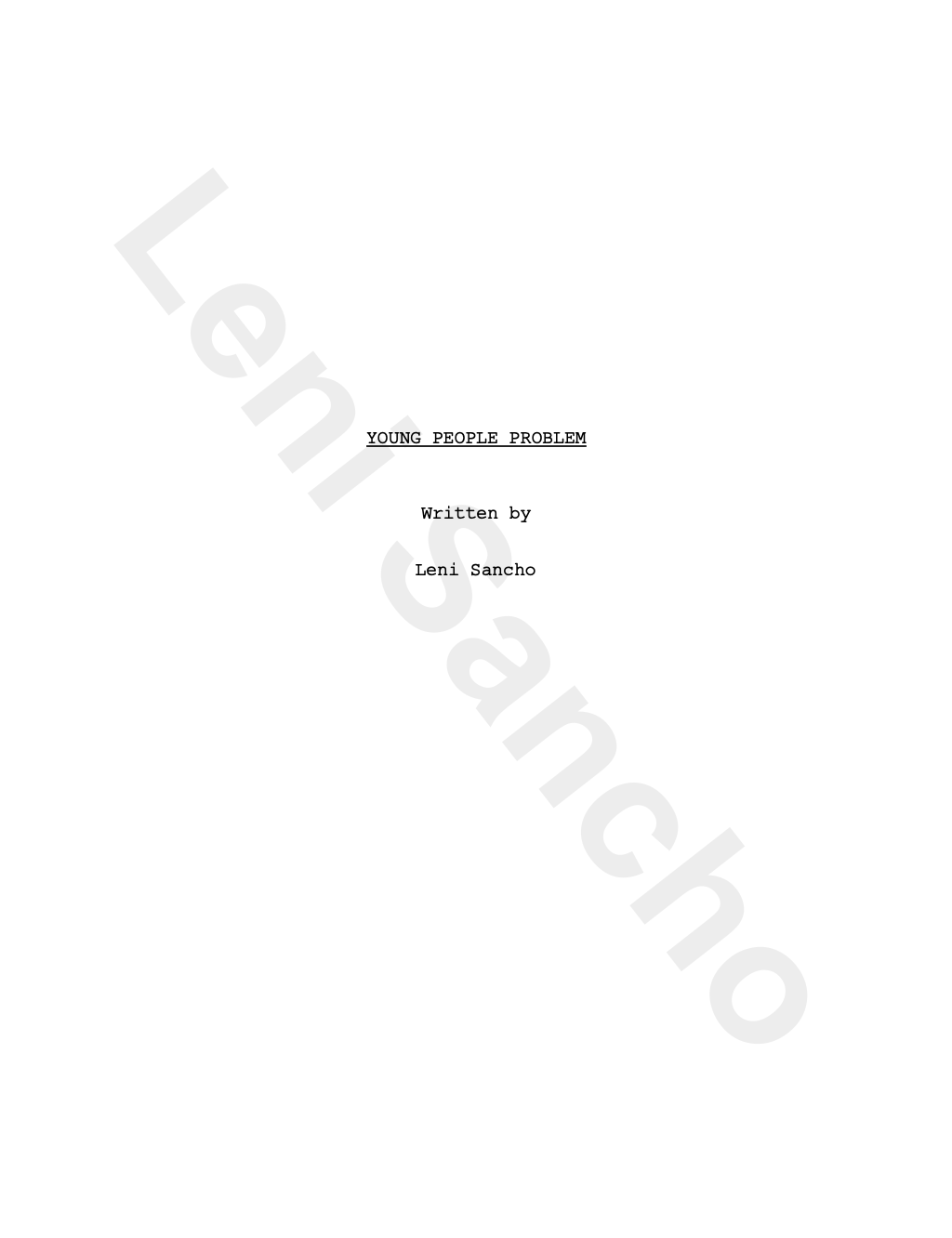 Young People Problem - Feature