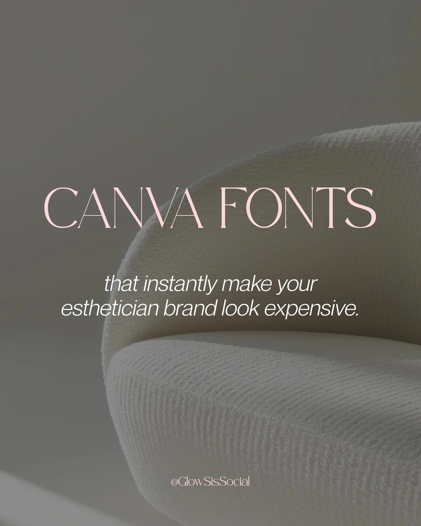 Your fonts are the easiest fix for your esthetician branding. Fix them and your social media feed will look 10x more cohesive by next week!

Want more on building a brand that actually books? The Esthetician Marketing House is where we go deep on mar