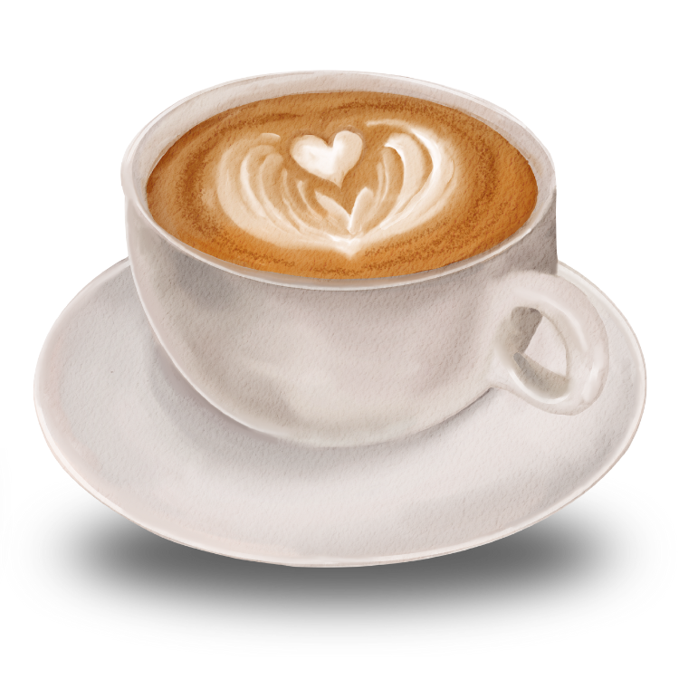 A warm cup of coffee welcoming guests to The Esthetician Marketing House