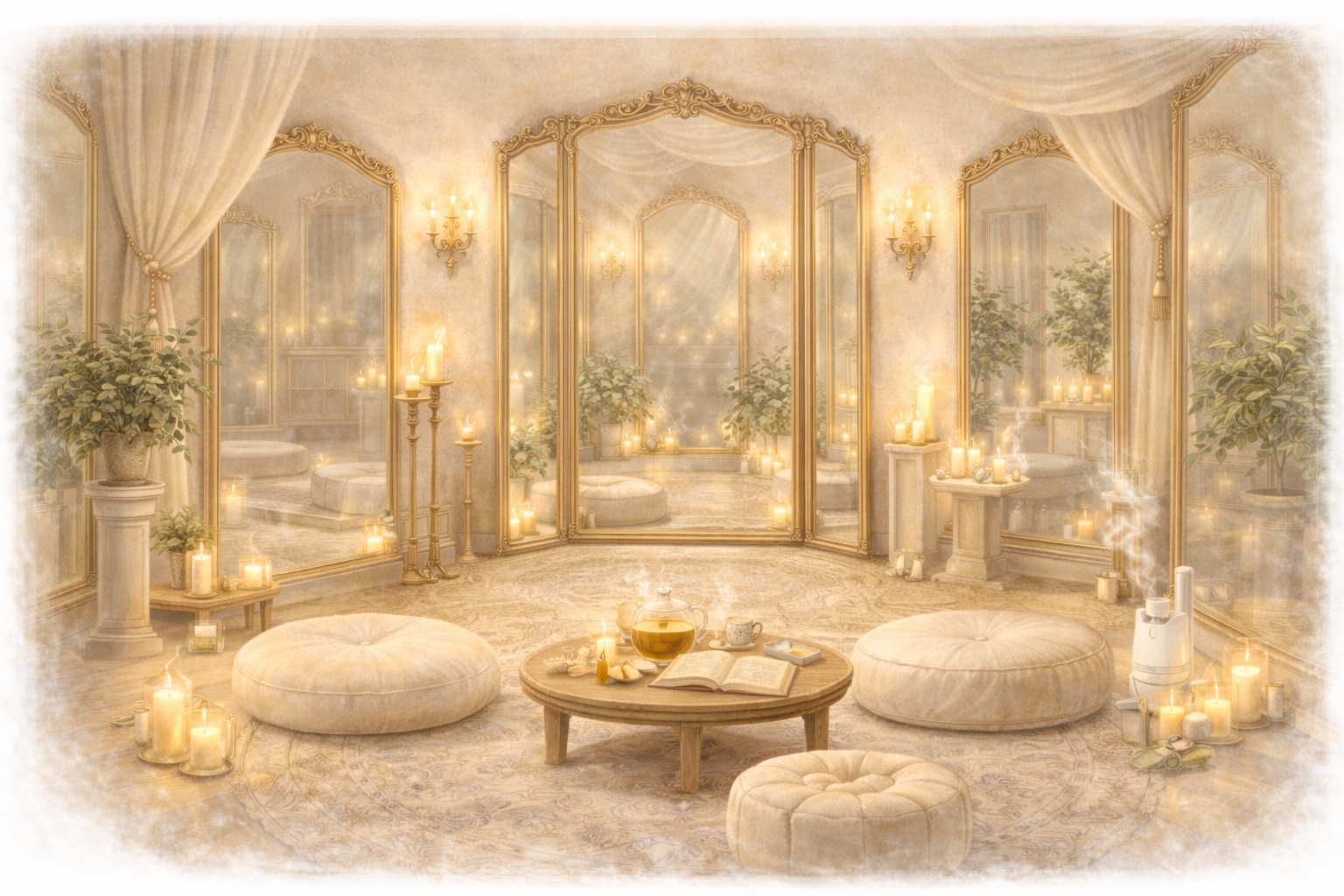 The Reflection Room inside The Esthetician Marketing House, mindset and burnout support for estheticians
