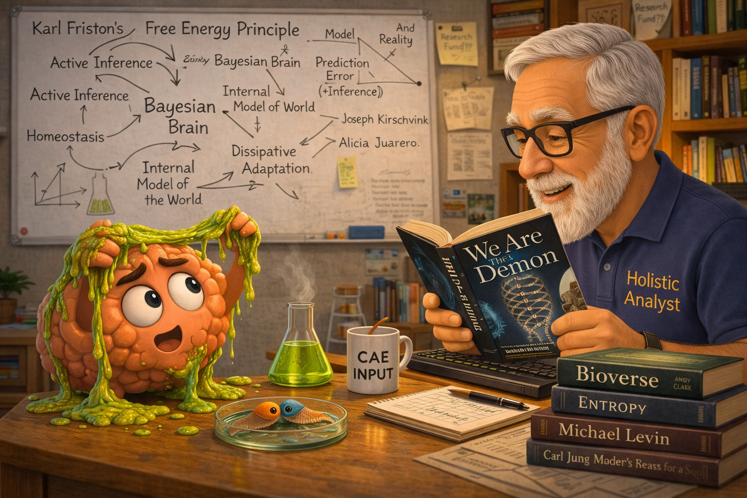 A Journey Through Dissipation,Life, and Mind