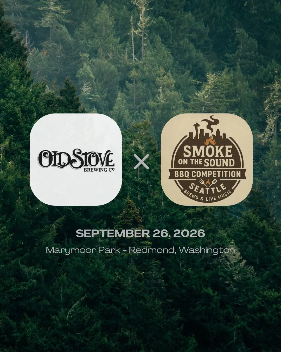 Some partnerships just feel right. Old Stove has been part of our journey for years, from weekend hangs to big life moments, and now we get to bring them into the Smoke on the Sound family! Join us Saturday, September 26th, 2026, from 11:00 am to 4:0