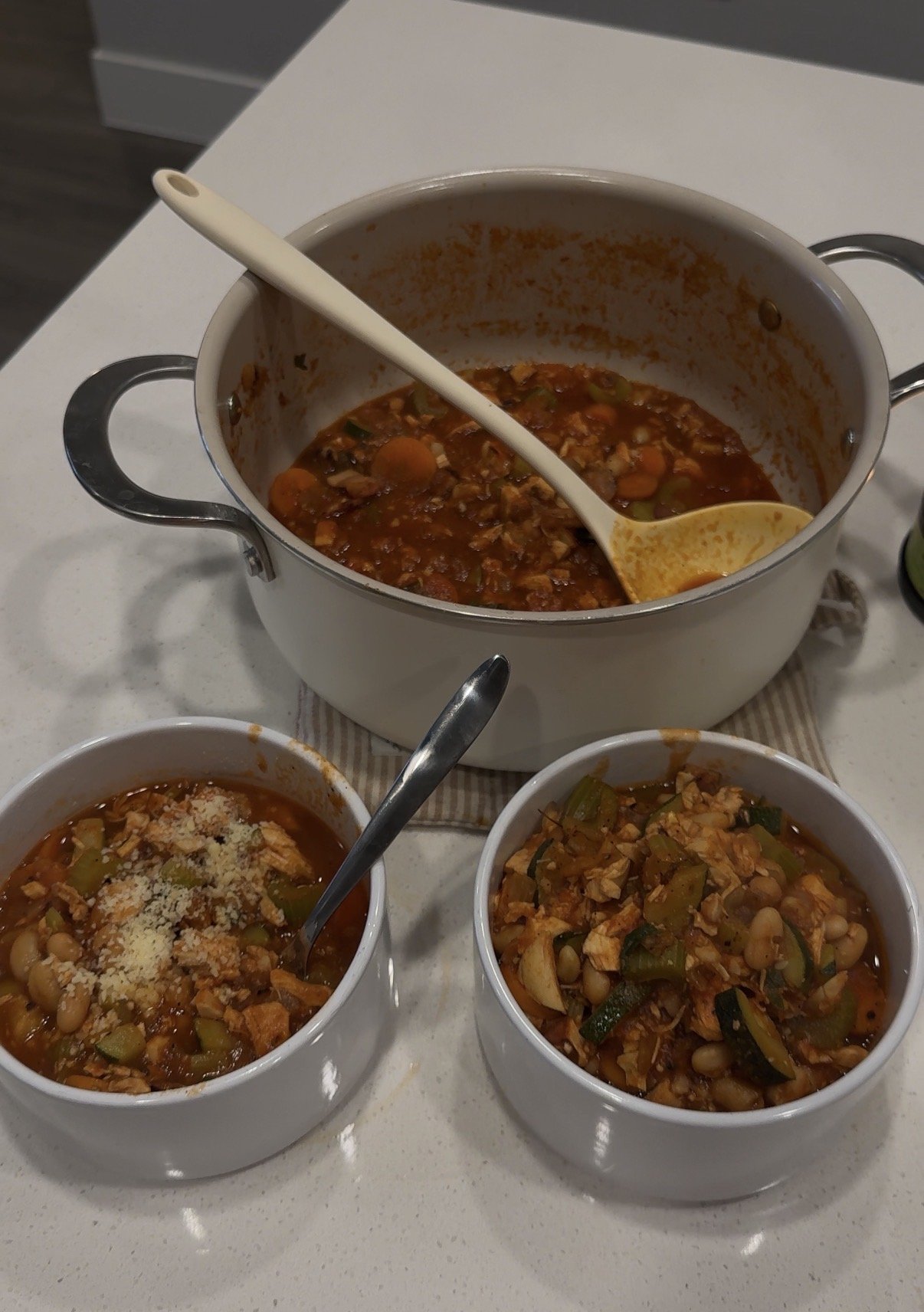 Cozy Chicken Minestrone Soup