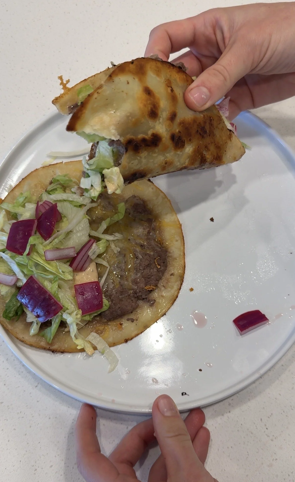 Smash Burger Tacos 