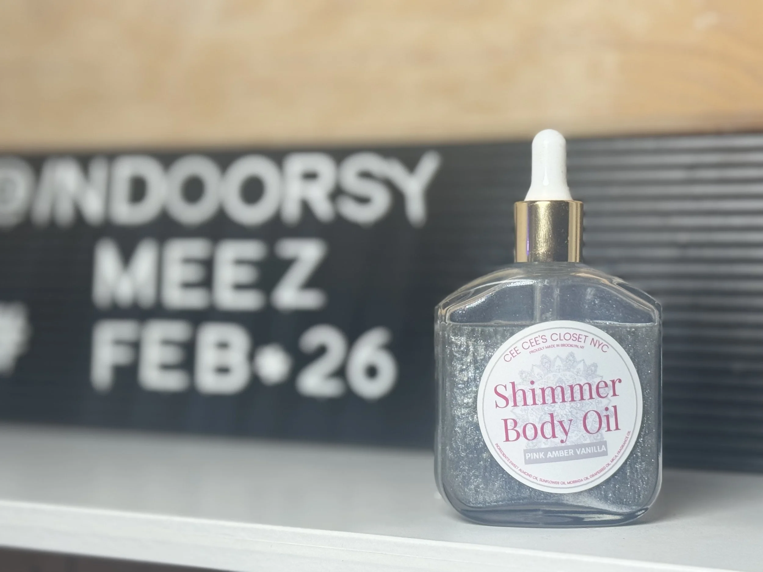 CeeCee's Closet, Pink Amber Vanilla Shimmer