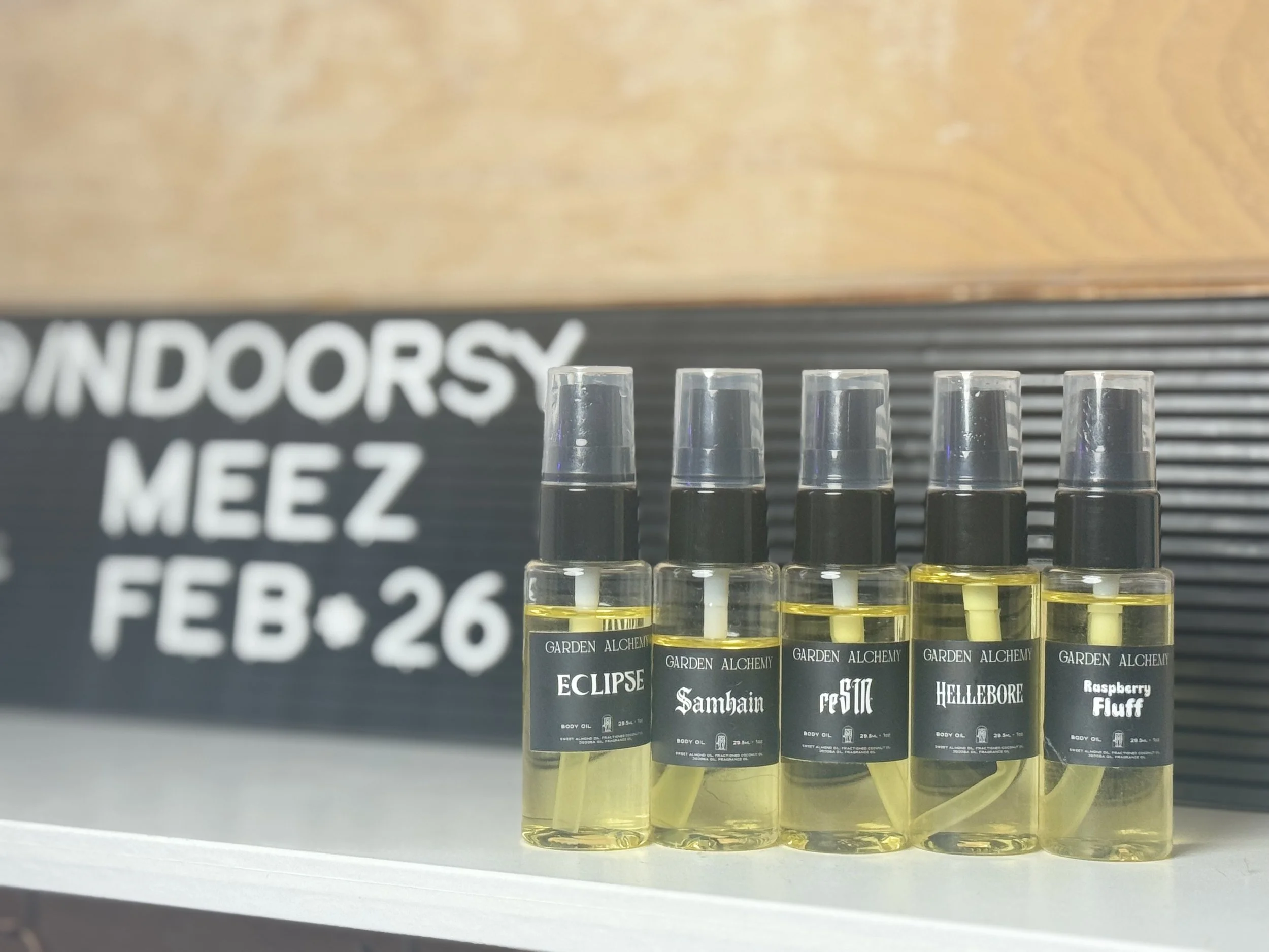 Garden Alchemy, 5pk Scented Body Oil