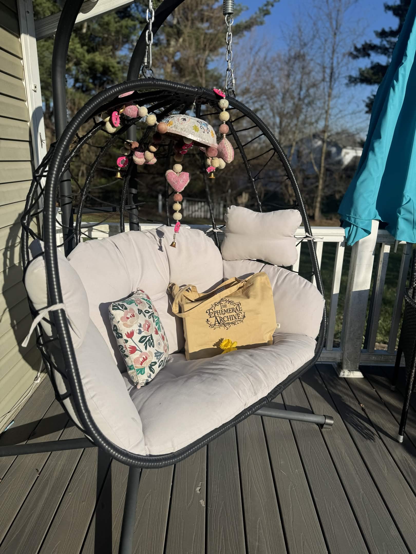 Medium Bag of Books - Embroidered TEA logo