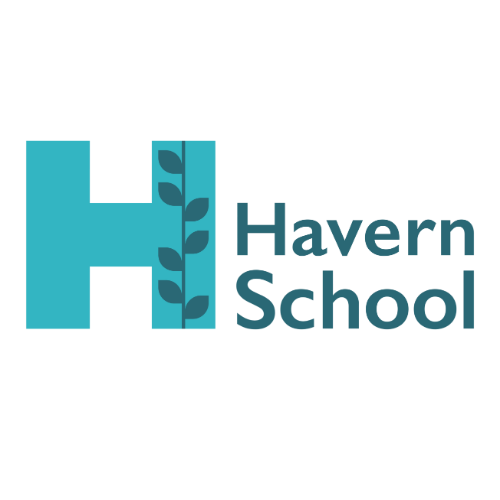 Logo of Haven School featuring a large stylized letter 'H' with a leaf design inside and the words 'Haven School' beside it.