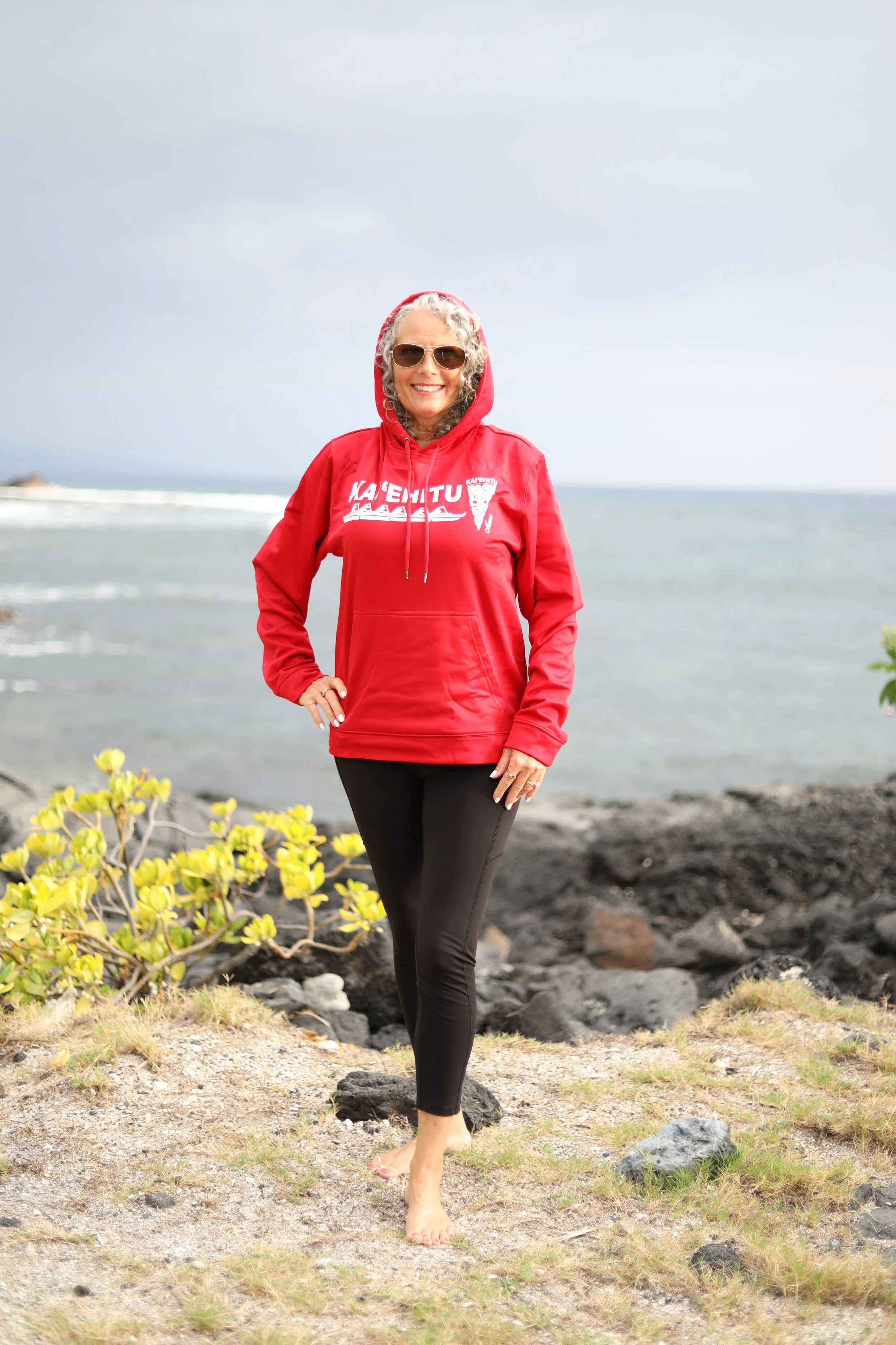 Red Cotton Hoodie