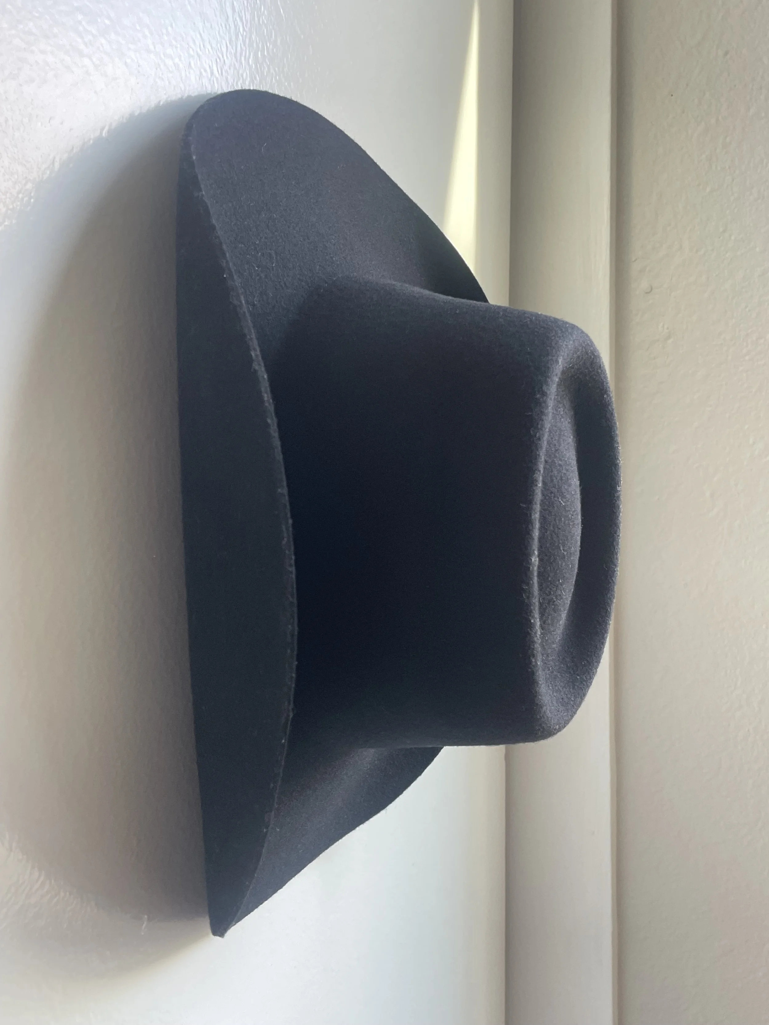 gambler cowboy hat in black