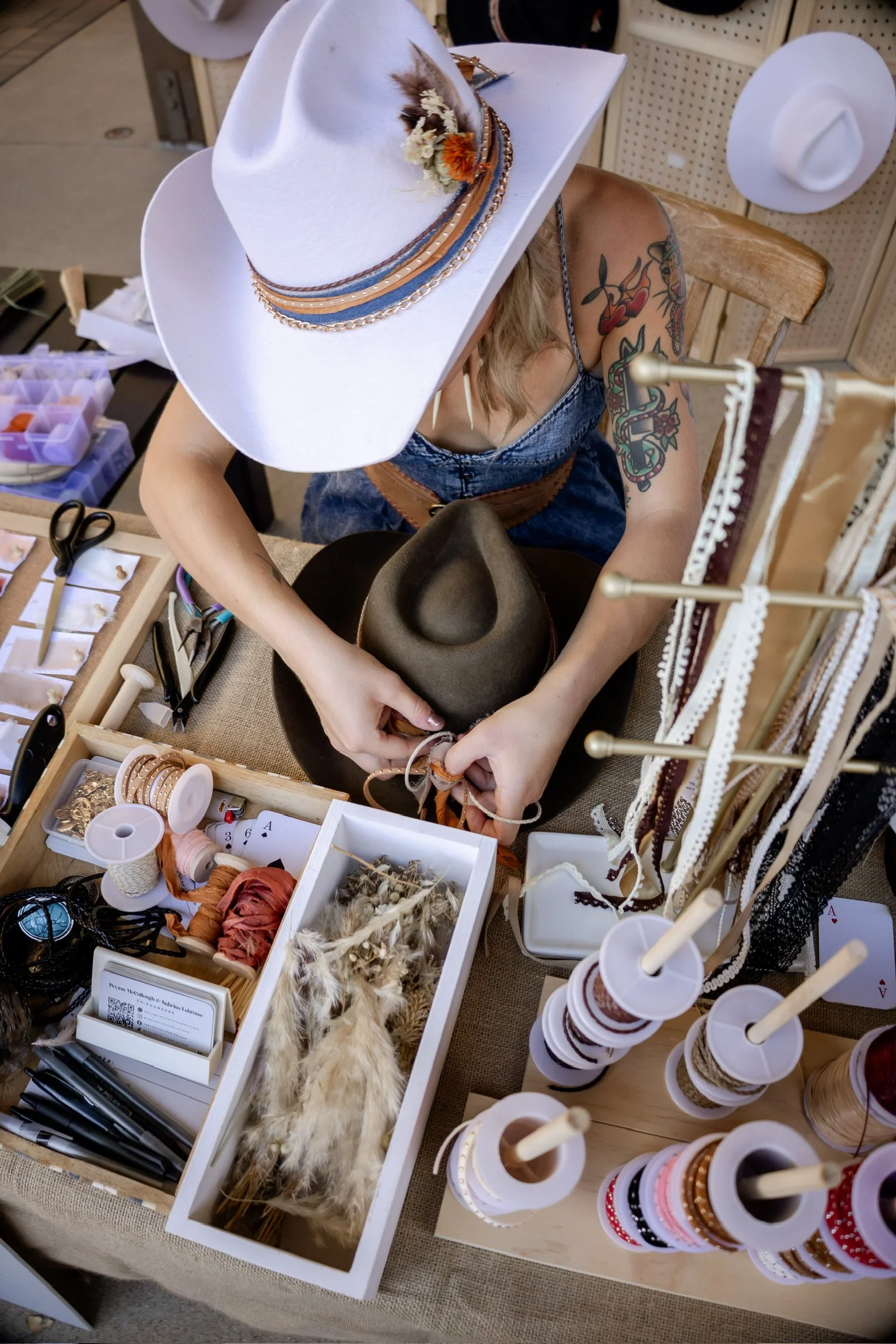 custom hat bar event setup