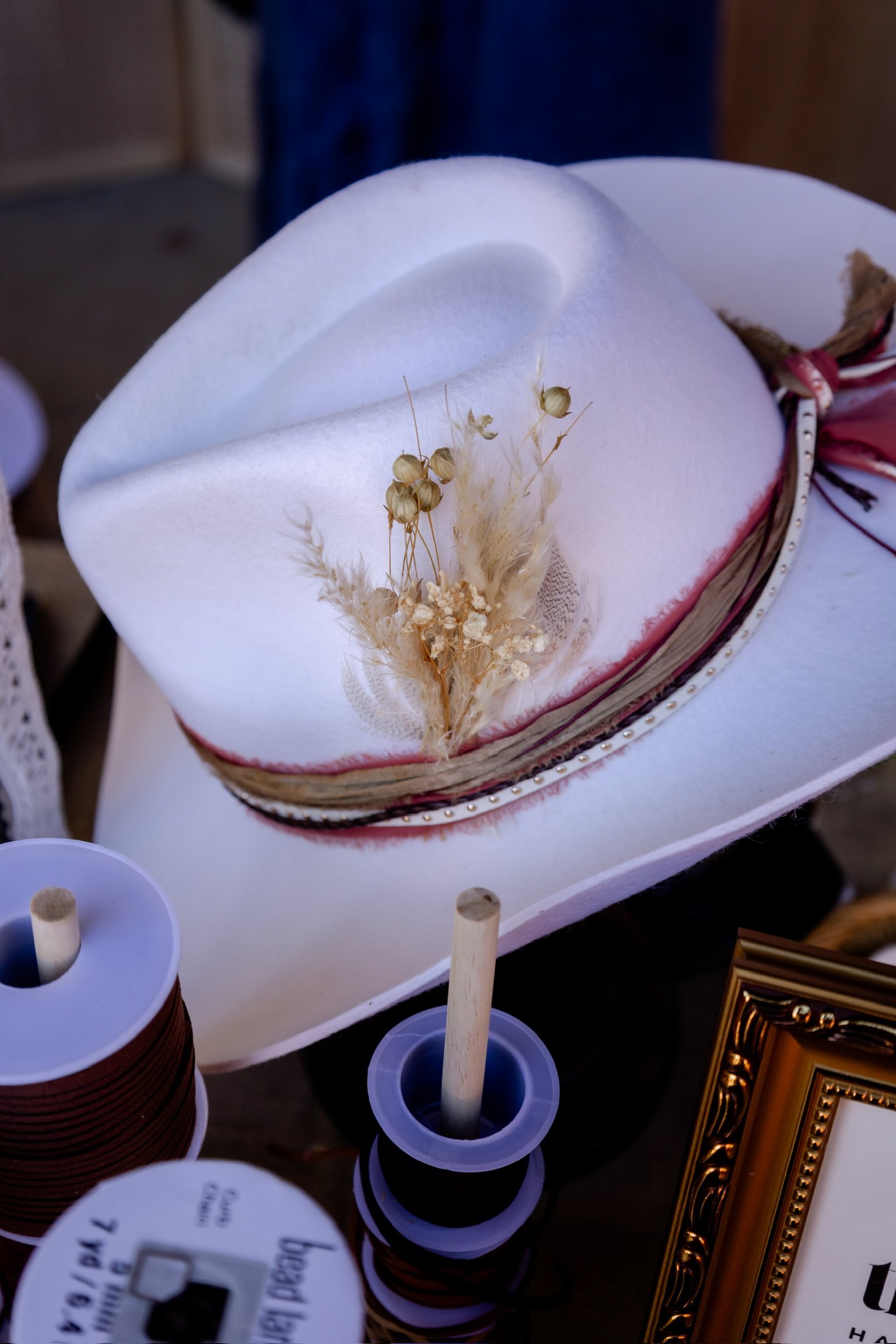 ribbons for customizing cowboy hats