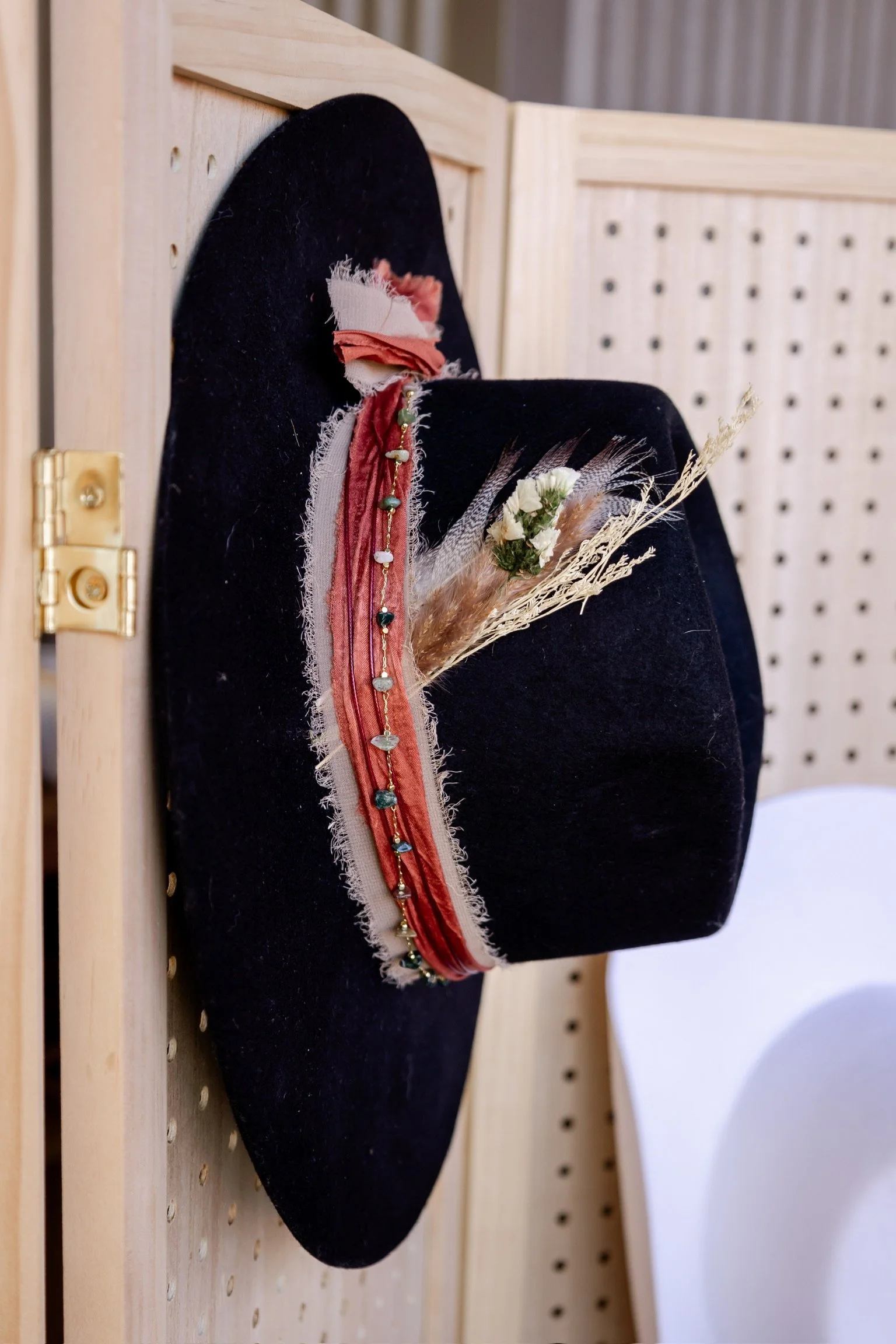 custom chocolate brown pinch front cowboy hat