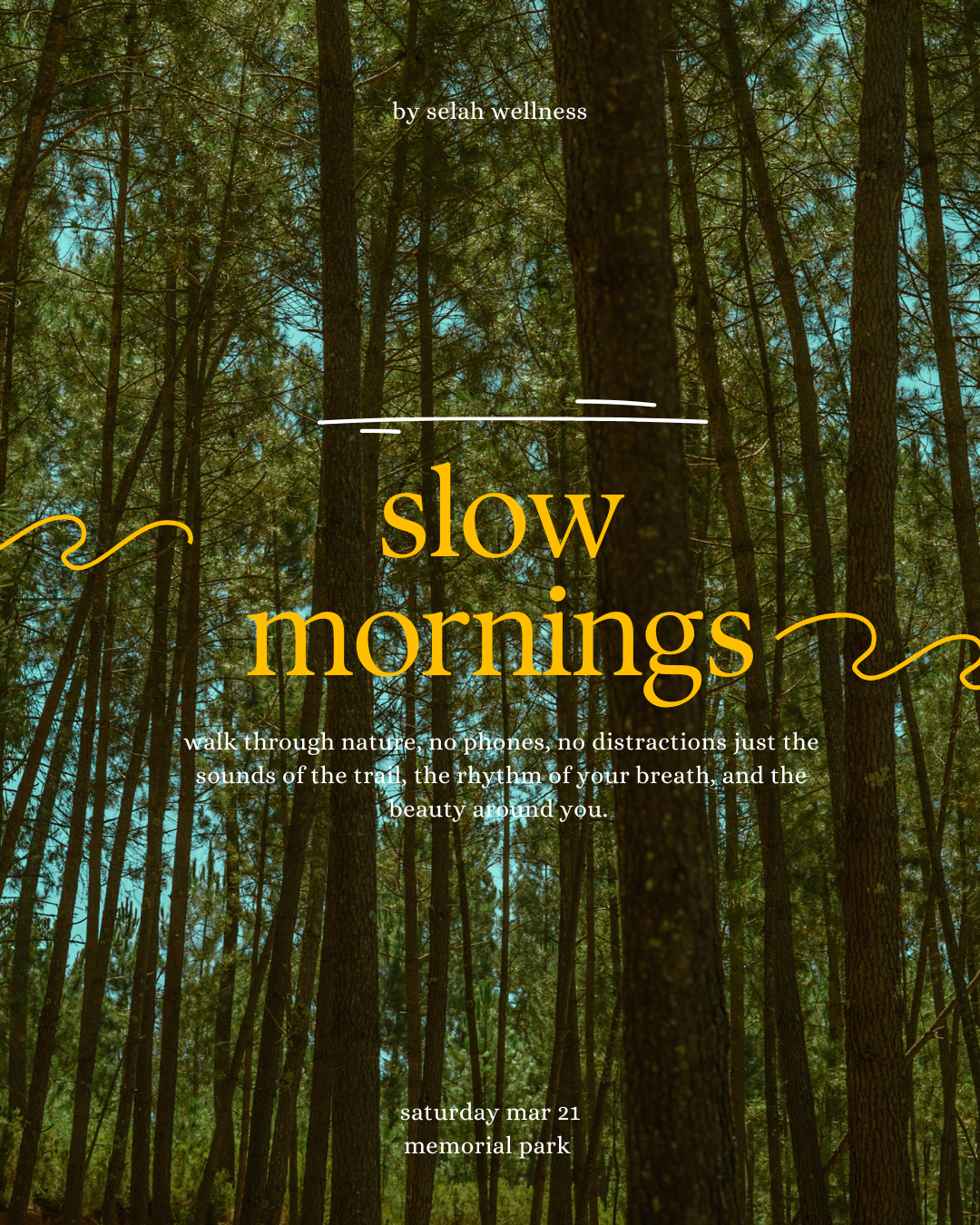 Slow Mornings: Nature, Breath & Breakfast | Saturday March 21 at 9AM