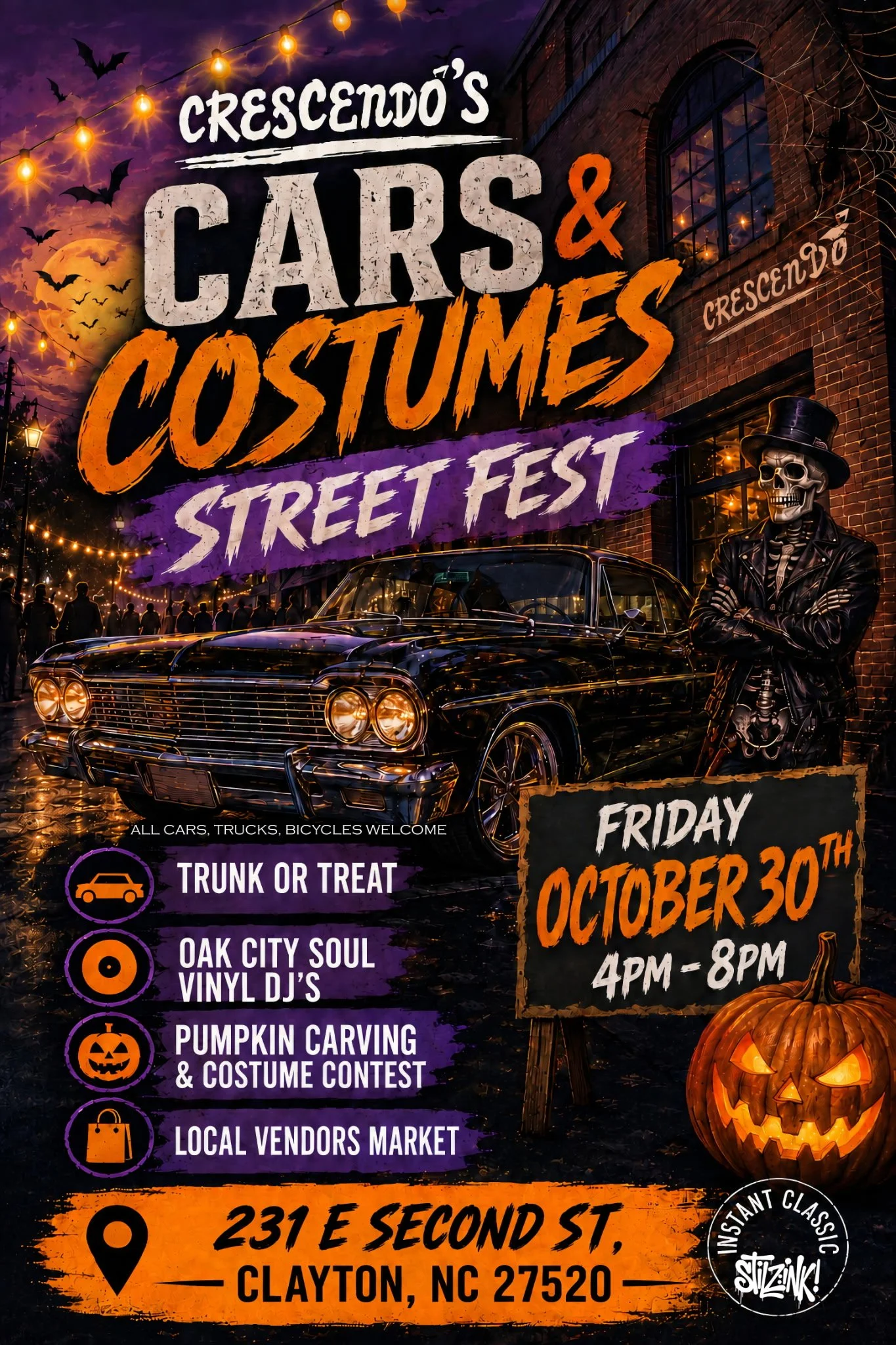 Crescendo's Cars and Costumes
