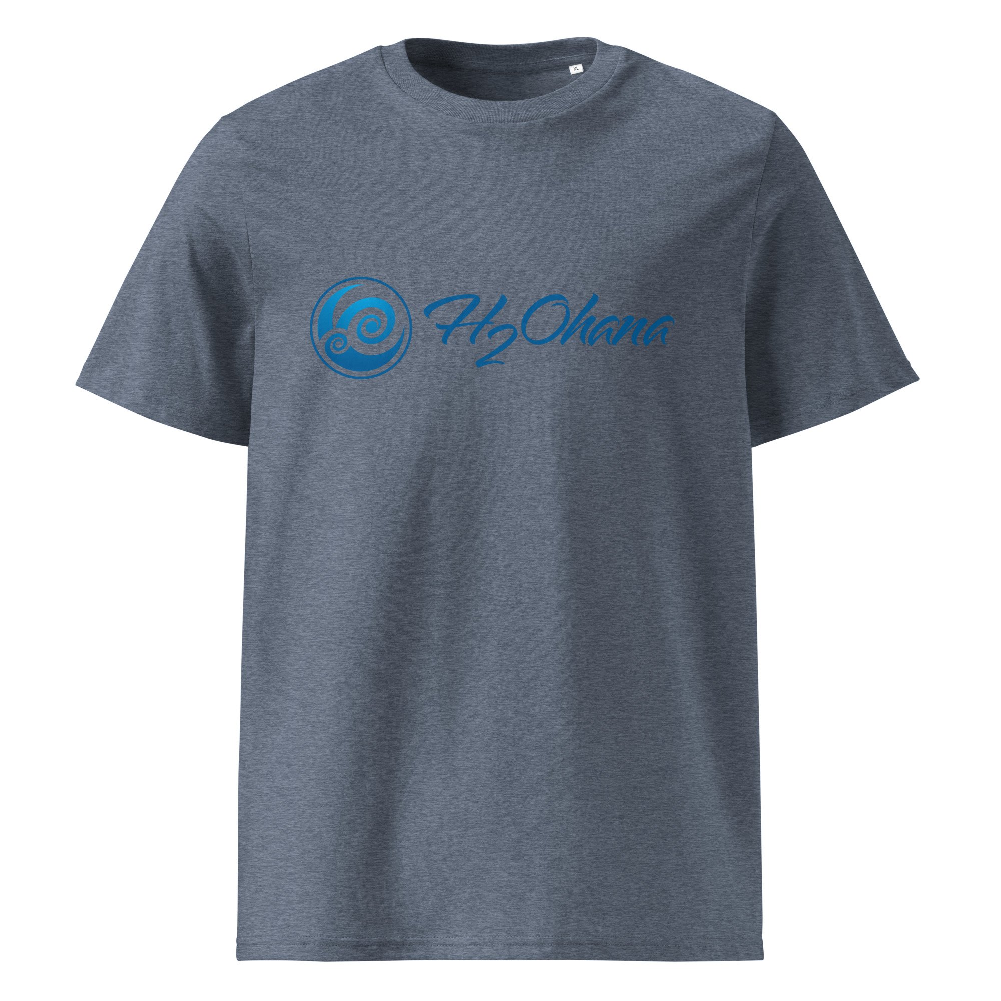 LOGO Blue - Unisex organic cotton t-shirt